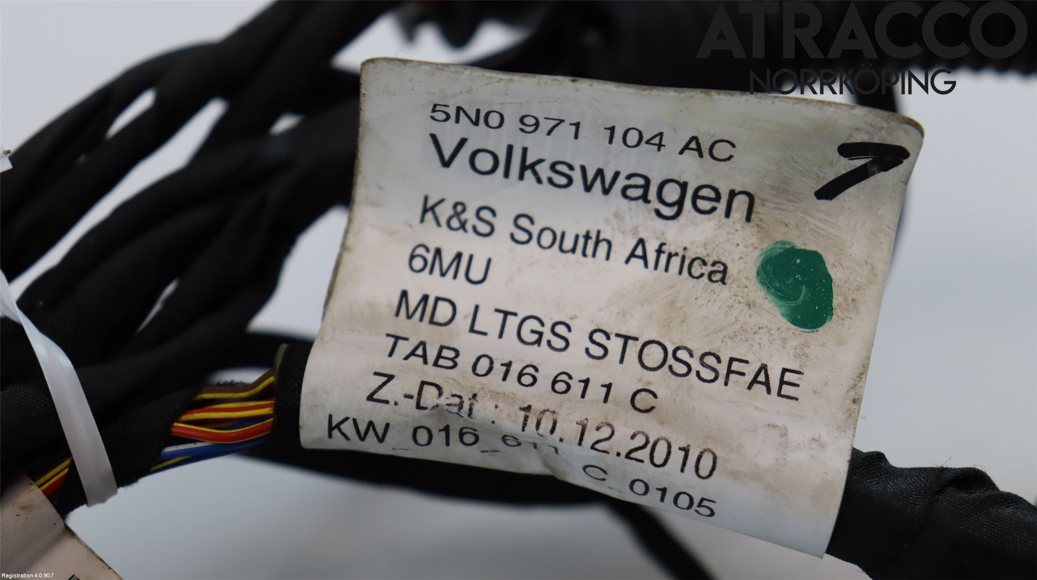 Volkswagen VW TIGUAN 07-16 Sensor Ryggesensor