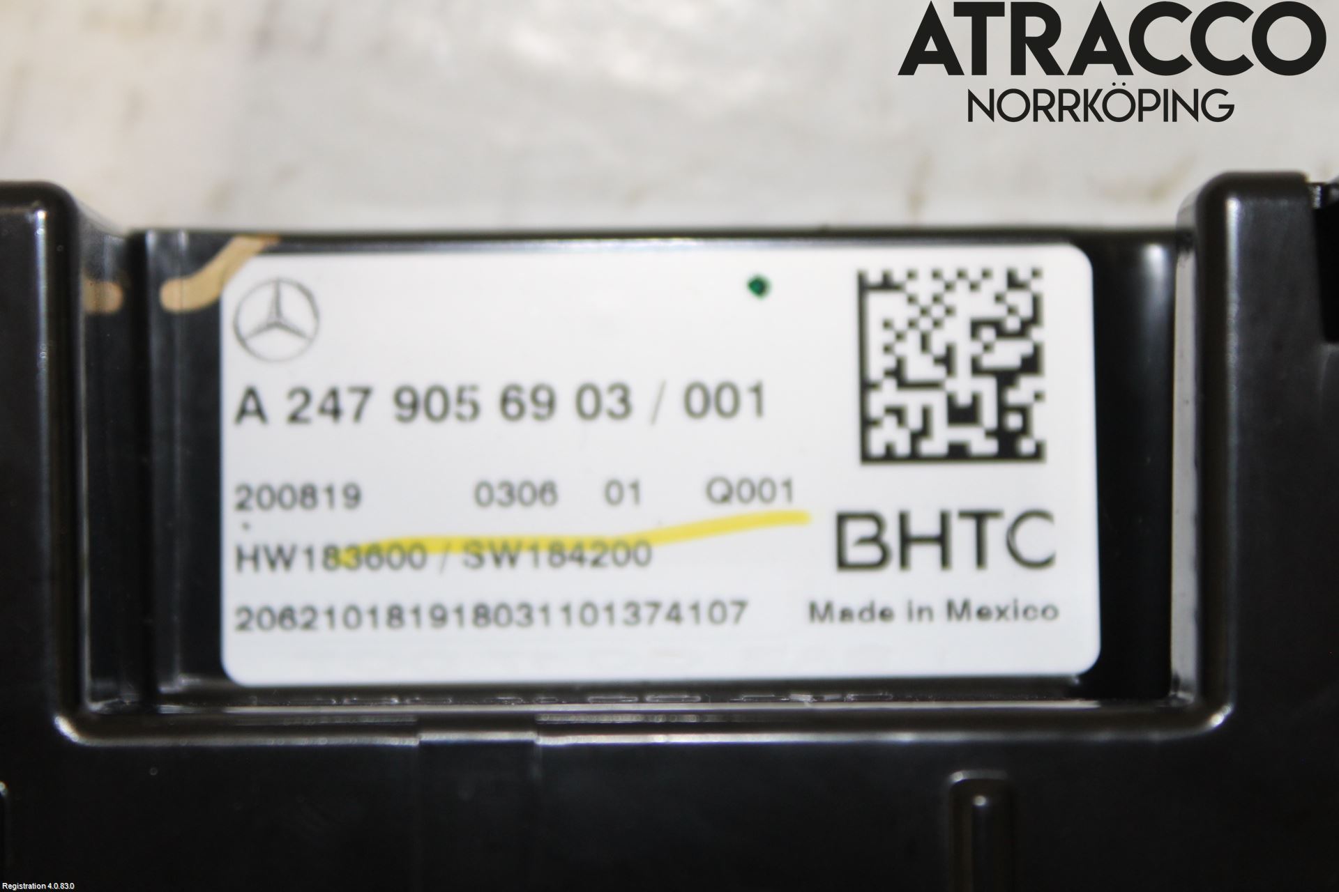 Mercedes-Benz MB GLB-KLASS (X247) 19- Varmeapparat Panel(Regulering)