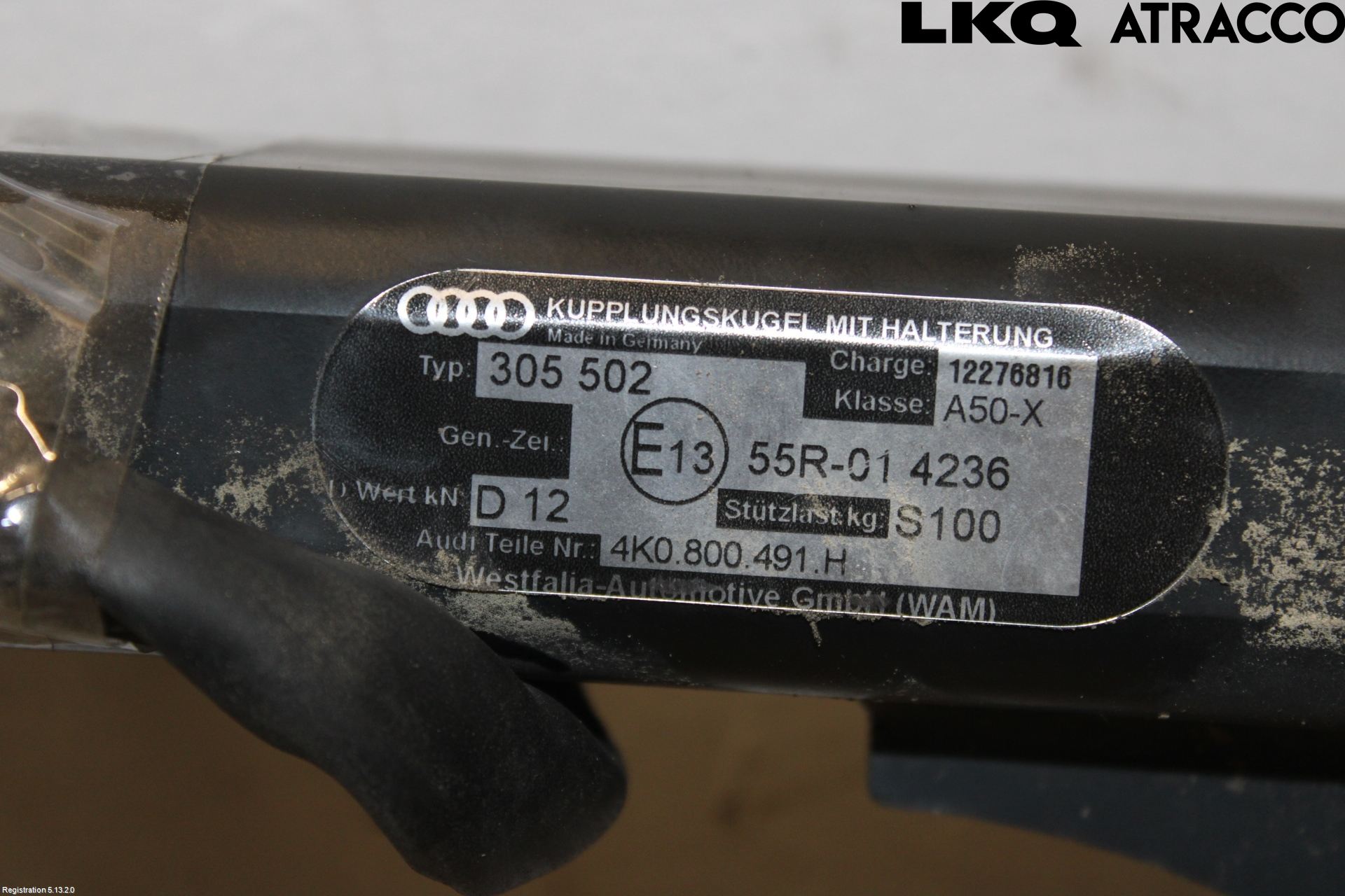 Audi A6/S6 E-TRON 24- Tilhengerfeste