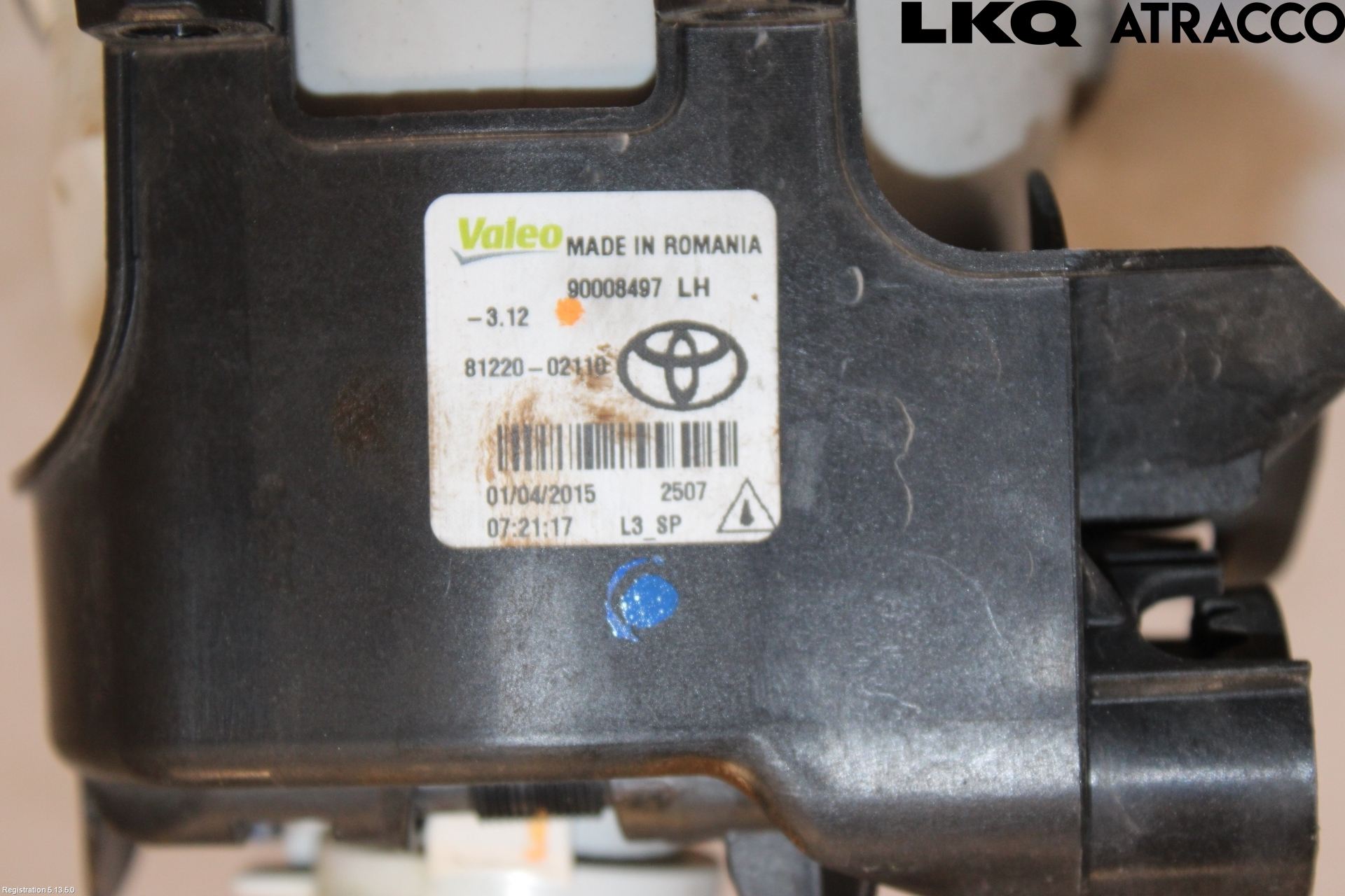 Toyota AURIS 13-19 Frontlykt-Kurve-Tåkelys