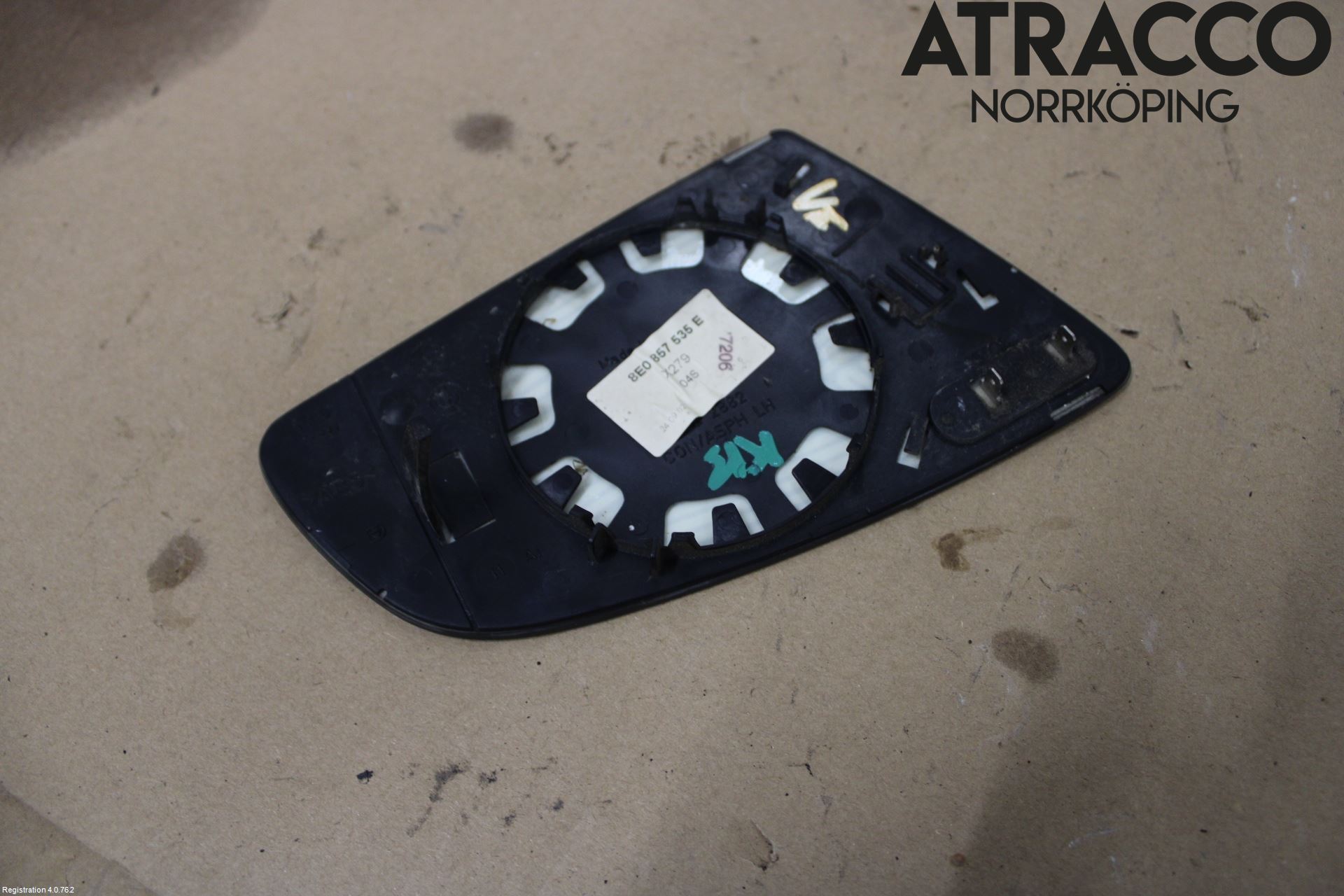 Audi A4/S4 01-05 Speil Glass V