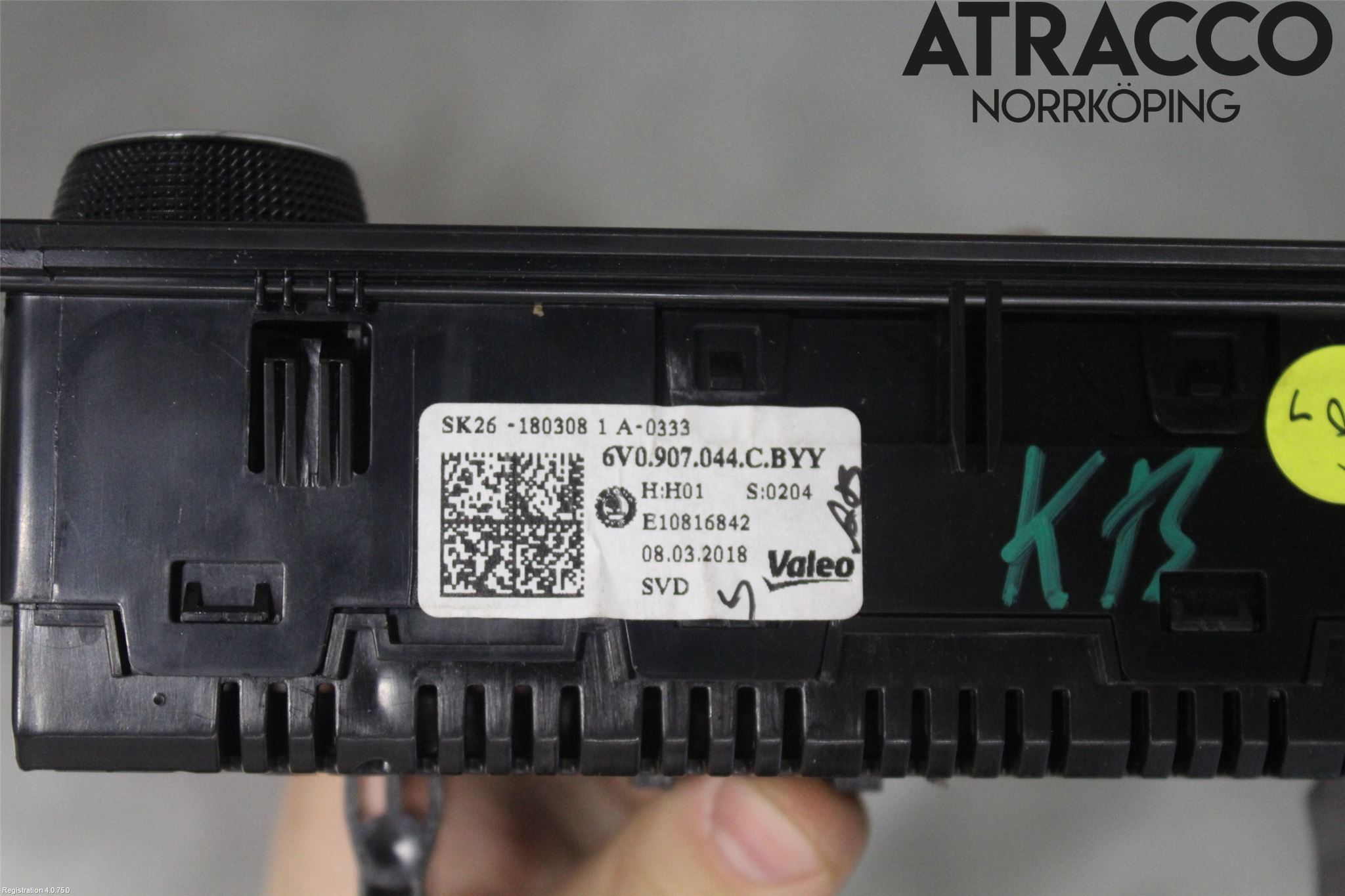Skoda FABIA 15-21 Varmeapparat Panel(Regulering)