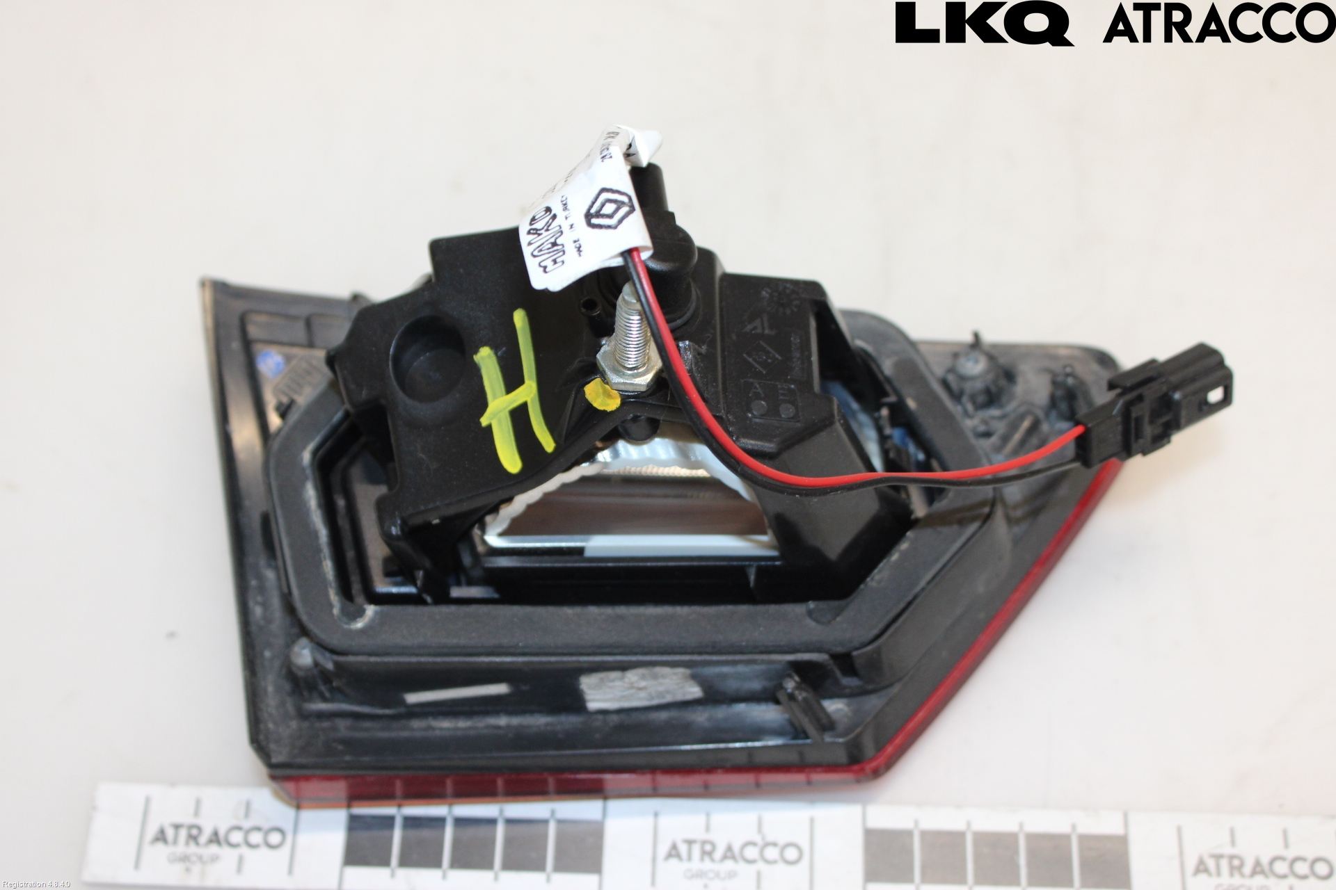 Renault CLIO IV 12-16 Baklykt Høyre  På Luke(Indre)