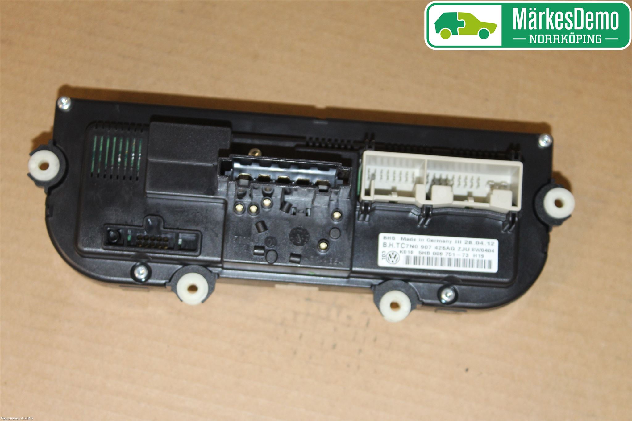 Volkswagen VW CADDY 11-15 Varmeapparat Panel(Regulering)