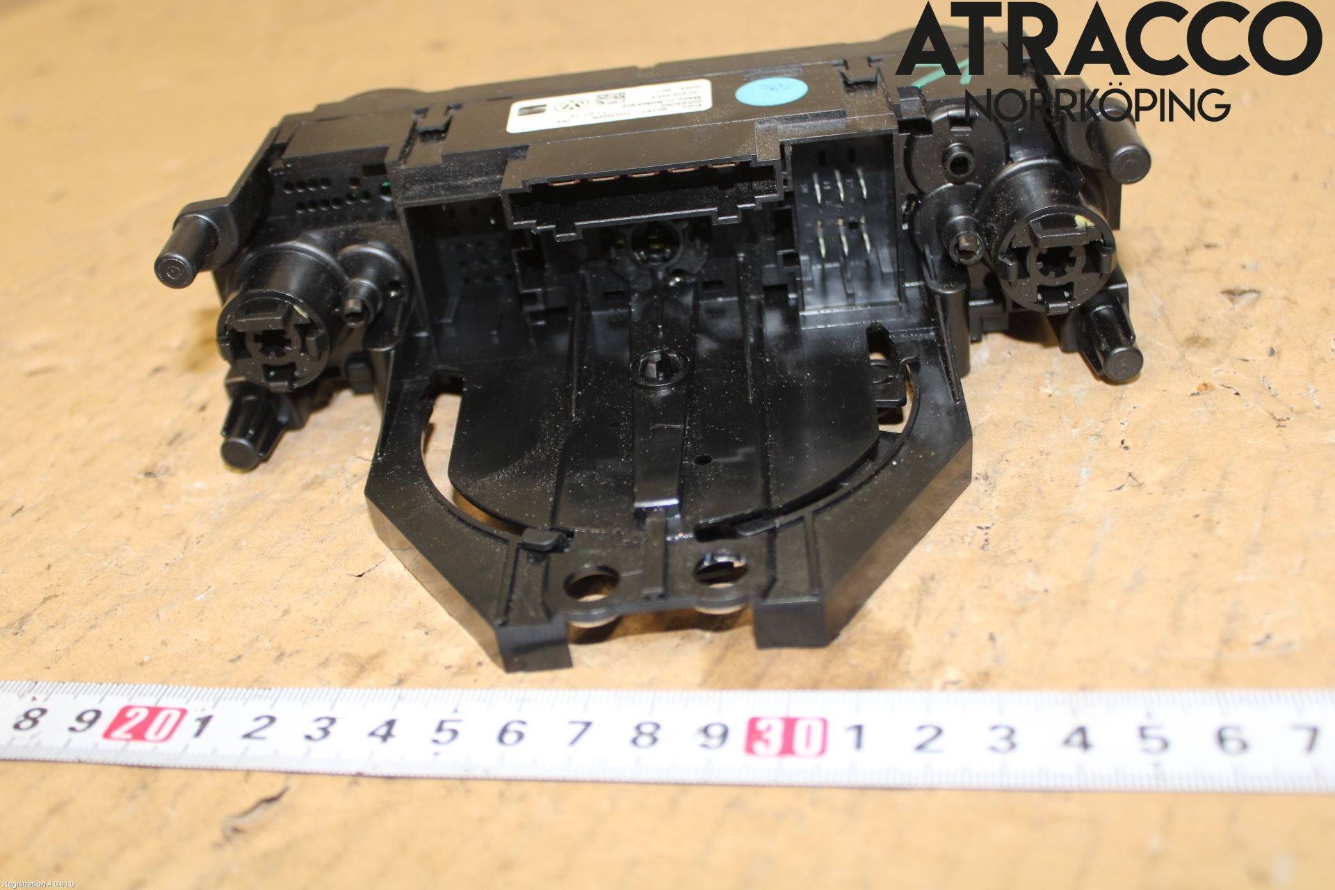 Volkswagen VW UP! / E-UP! Varmeapparat Panel(Regulering)