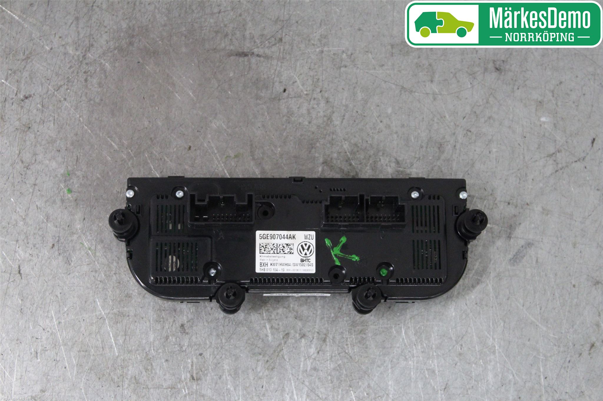 Volkswagen VW PASSAT 15-19 Varmeapparat Panel(Regulering)