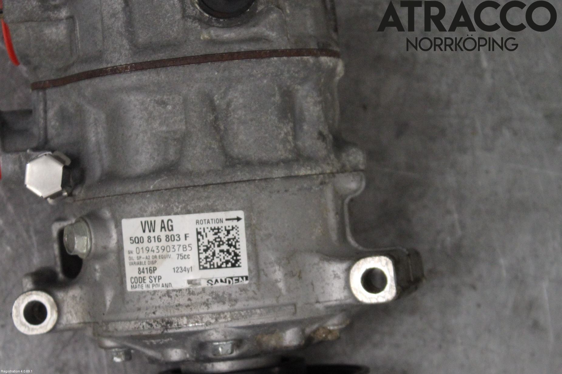 Skoda RAPID Varme Ac Kompressor