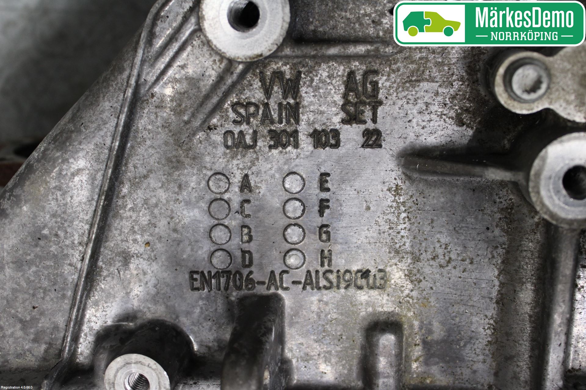 Volkswagen VW GOLF / E-GOLF VII 13-20 Gearkasse 6 Trinn