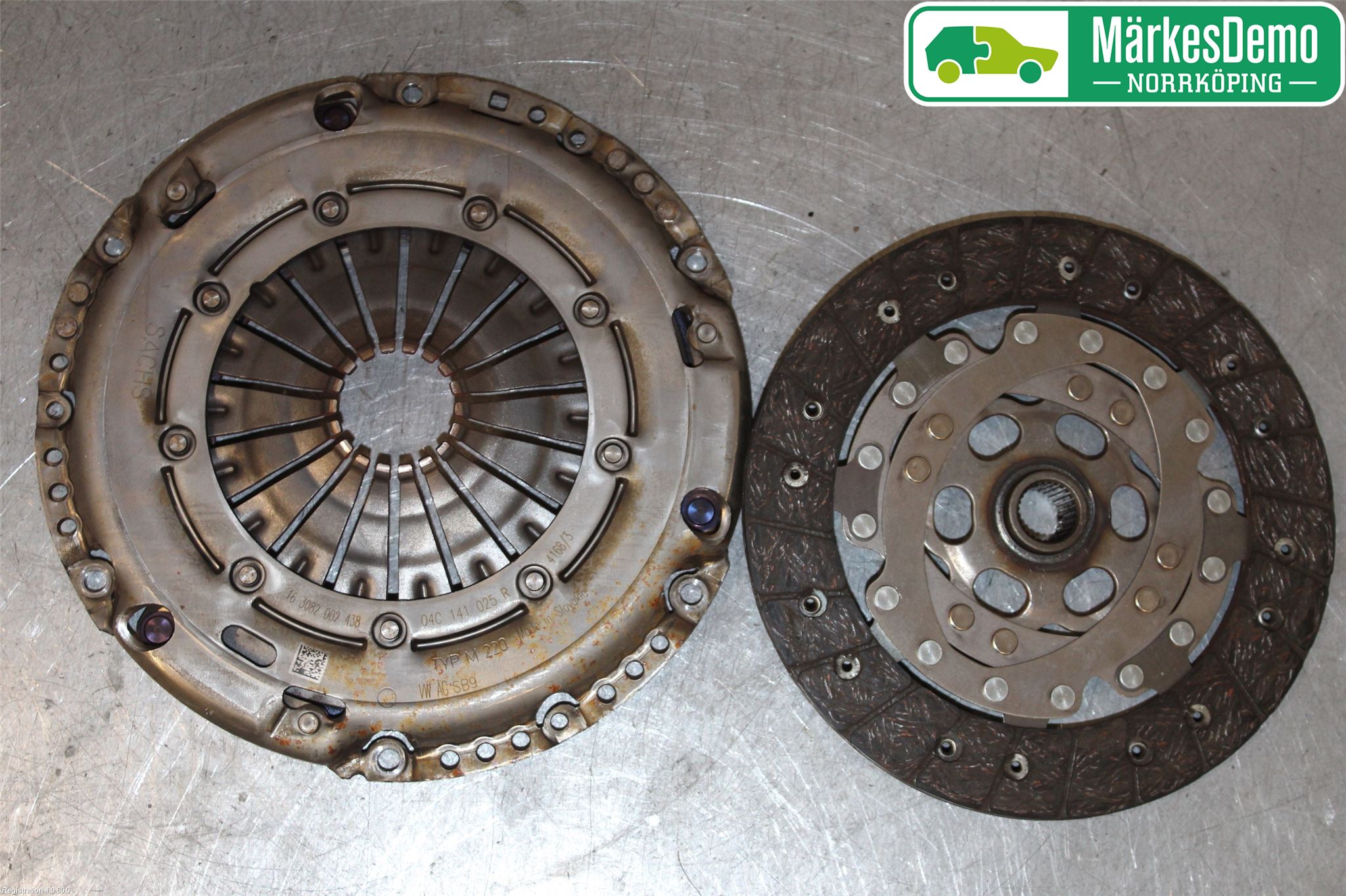 Volkswagen VW GOLF / E-GOLF VII 13-20 Clutch Trykkplate
