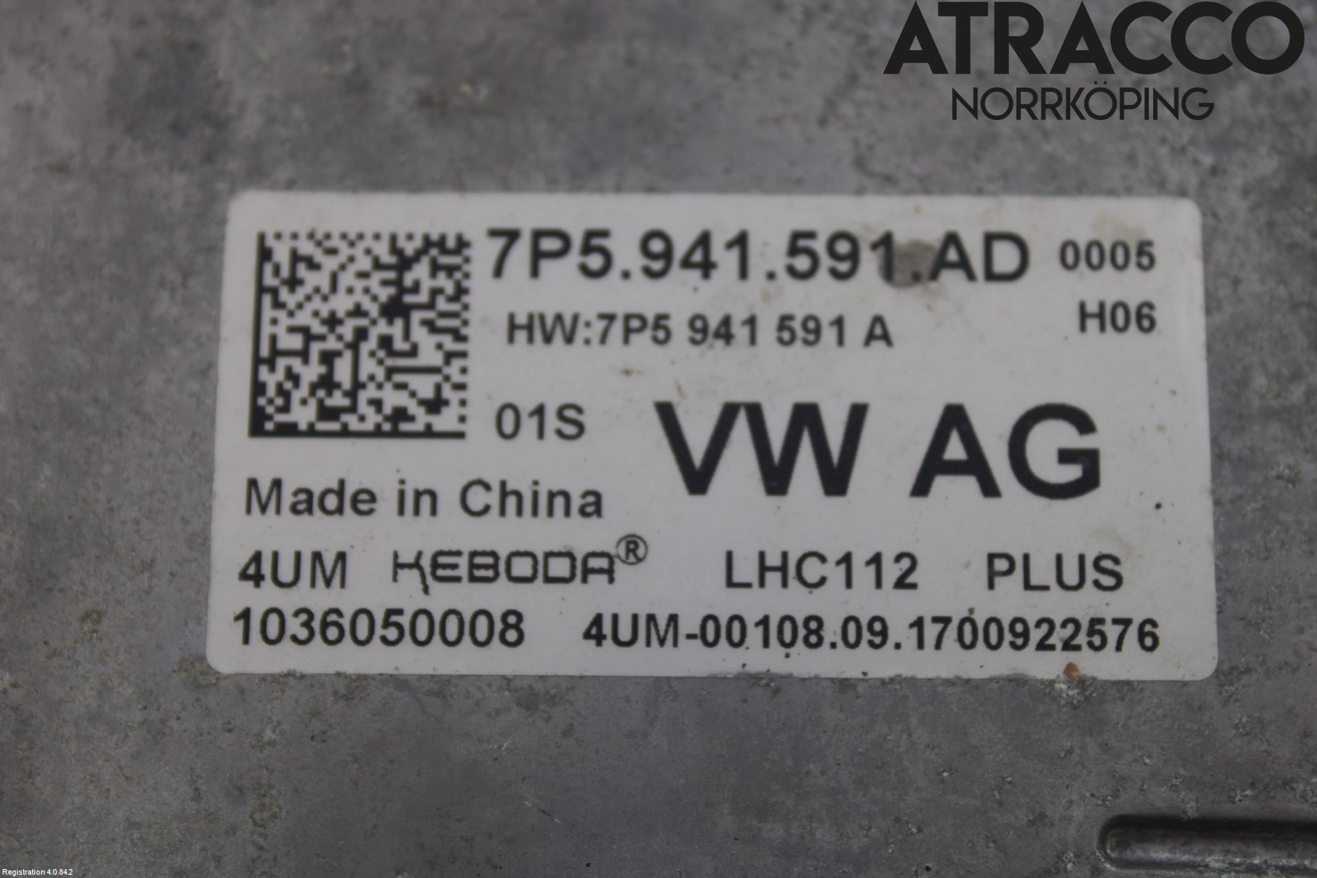 Volkswagen VW GOLF / E-GOLF VII 13-20 Styreenhet Xenon