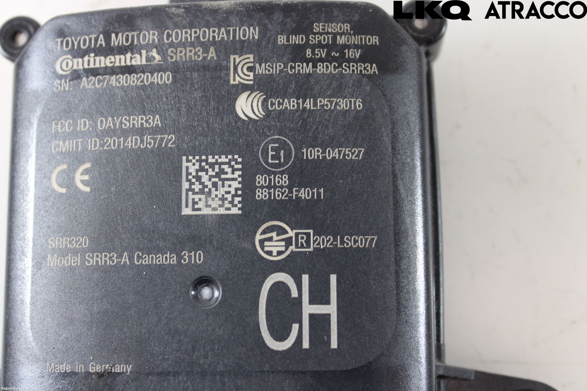 Toyota C-HR 16-23 Sensor Kollisjonsbeskyttelse