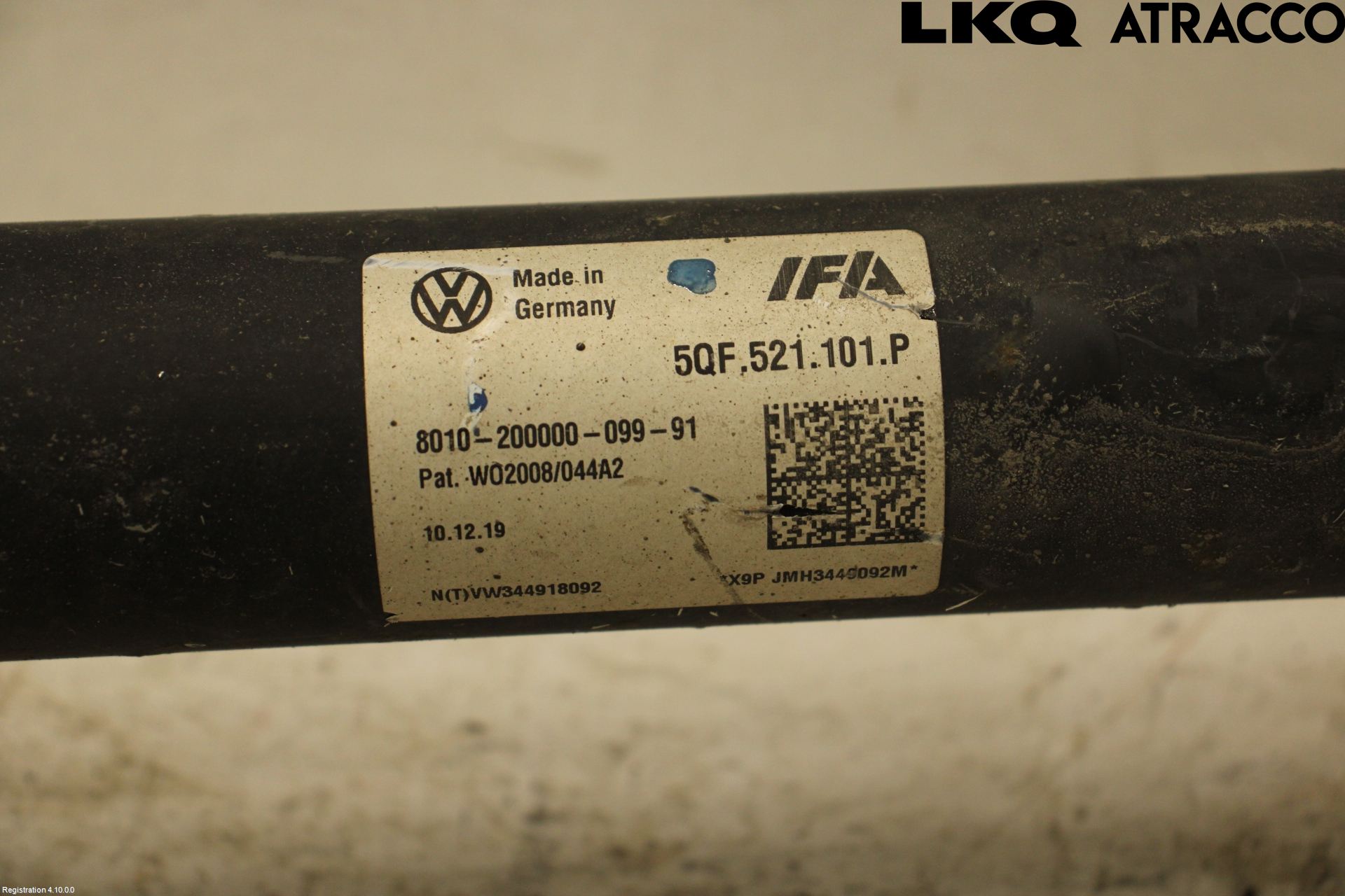 Volkswagen VW TIGUAN 16-24 Mellomaksel Kompl