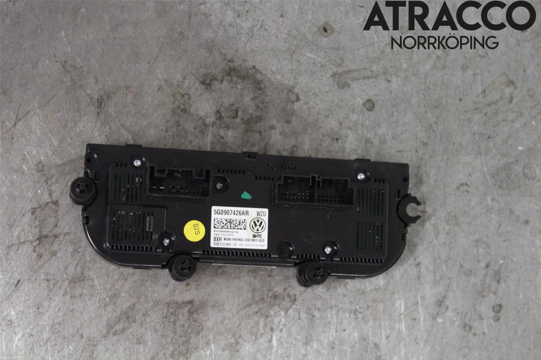 Volkswagen VW GOLF / E-GOLF VII 13-20 Varmeapparat Panel(Regulering)