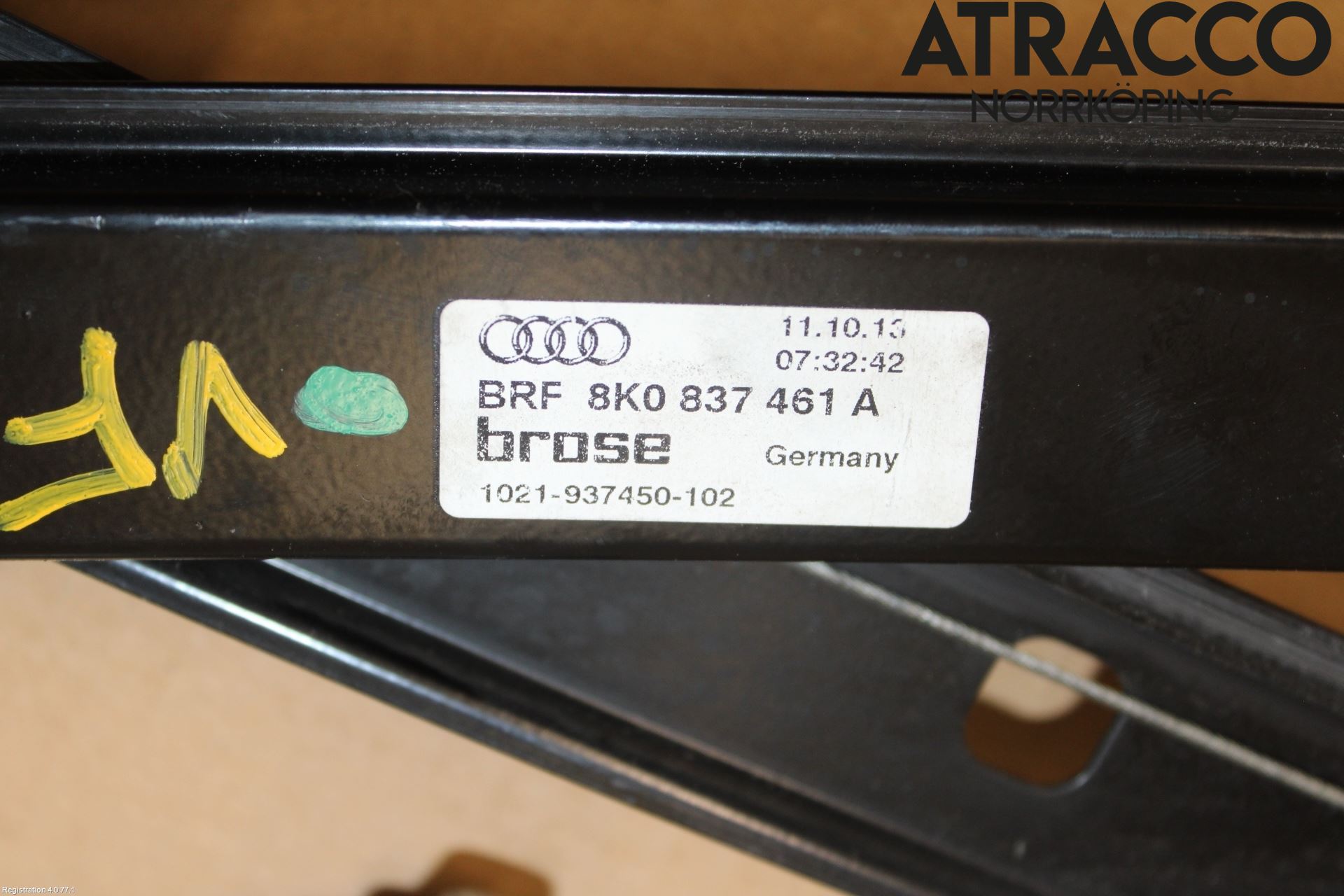 Audi A4 12-15 Vindusheis El Komp
