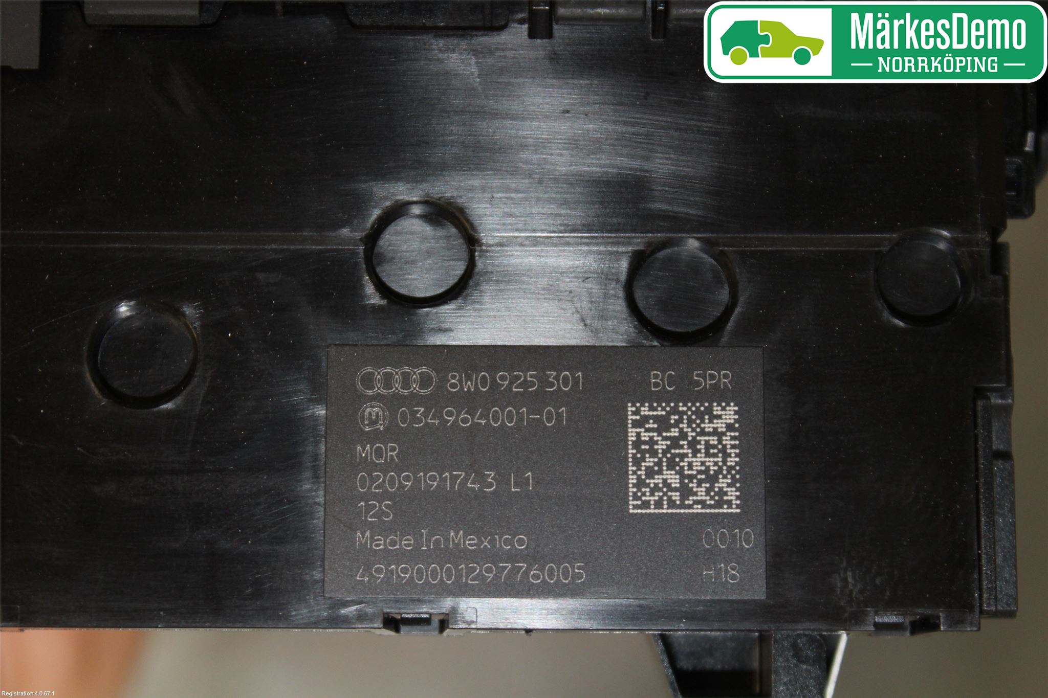 Audi A4/S4 B9 20- Bryter Multifunksjon