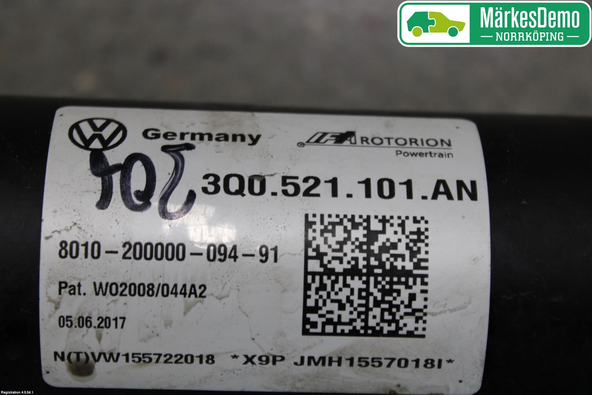 Volkswagen VW PASSAT 15-19 Mellomaksel Kompl