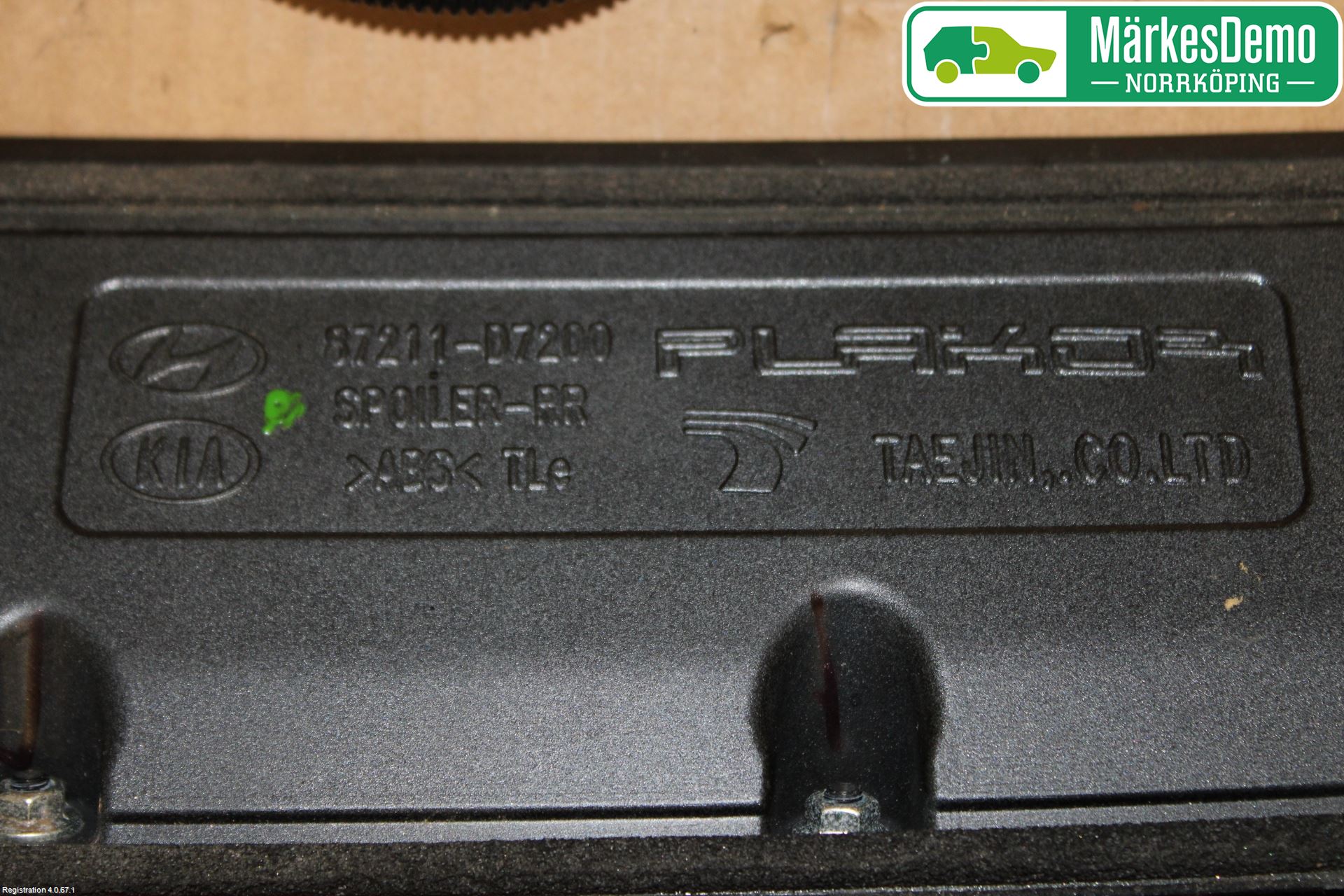 Hyundai TUCSON 05- Spoiler Bakluke