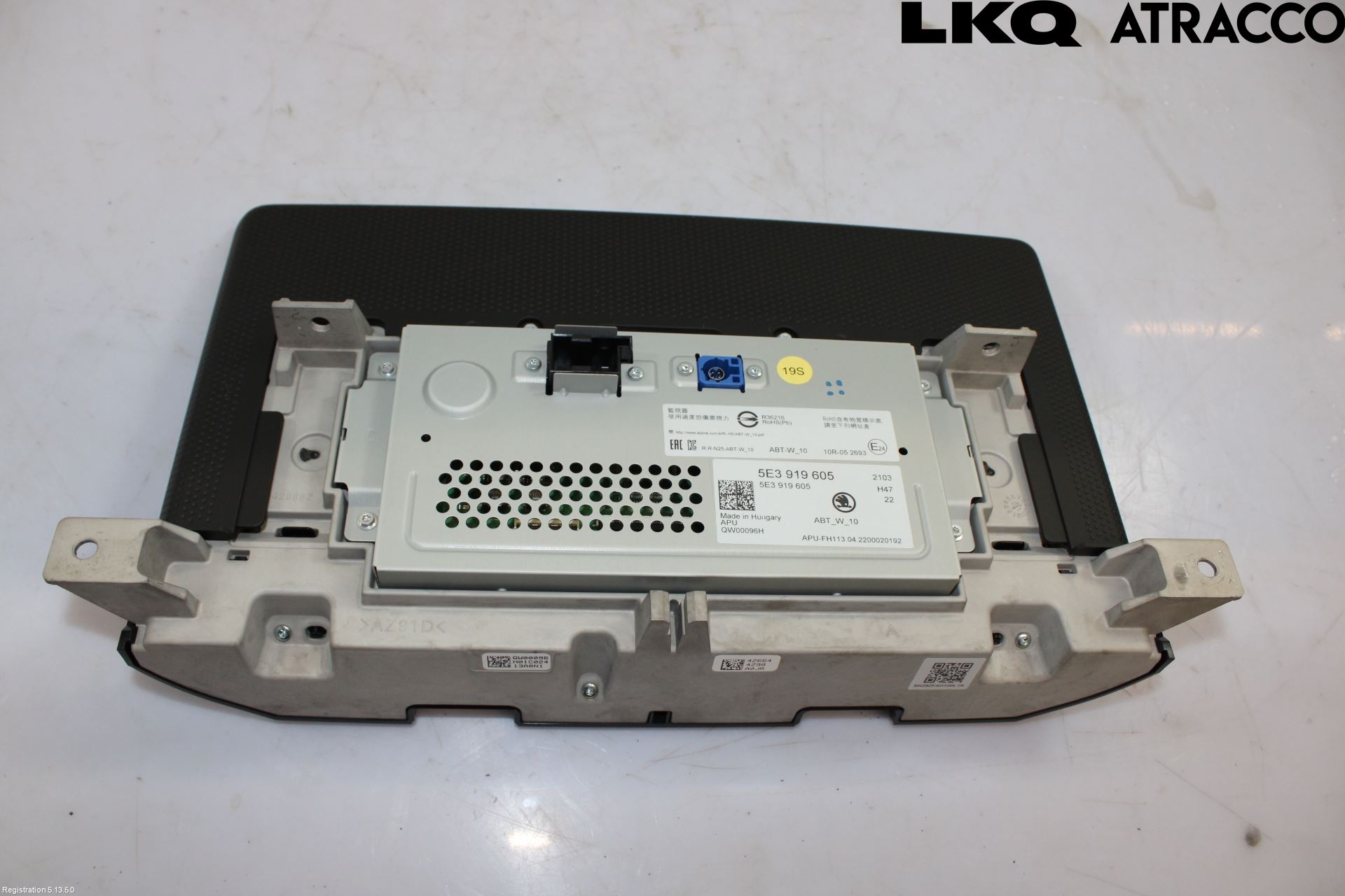 Skoda OCTAVIA (NX) 20- Multifunktionsdisplay