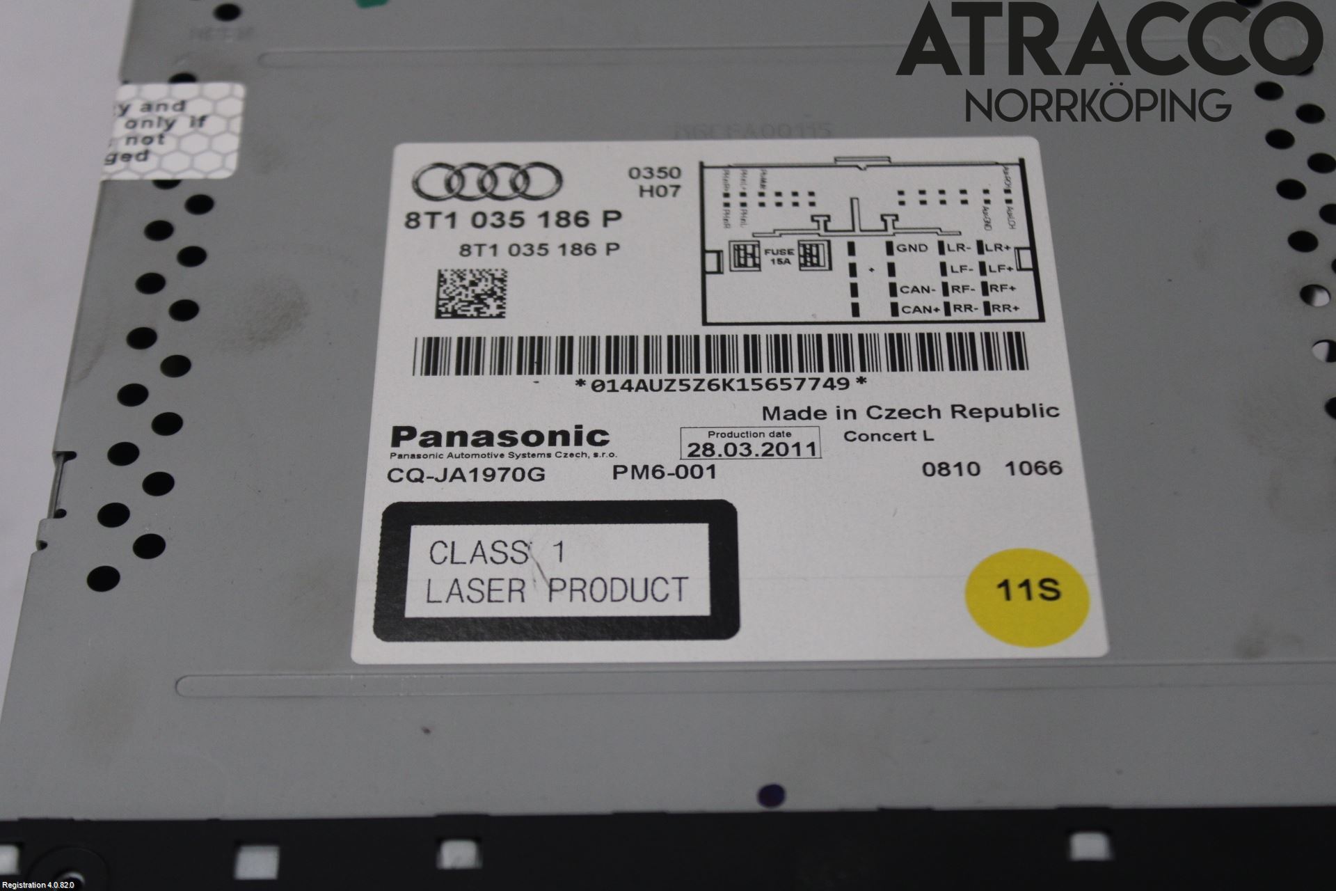 Audi A4/S4 08-11 Stereo Radio Med Cd