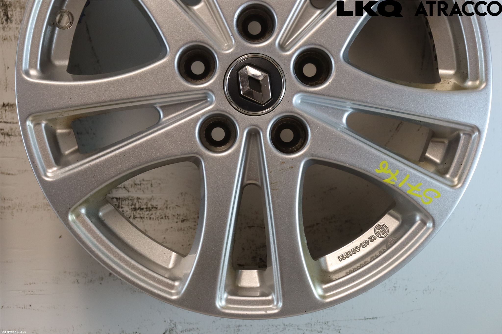Renault MEGANE III 09-15 Felg Aluminium Sett 4Stk
