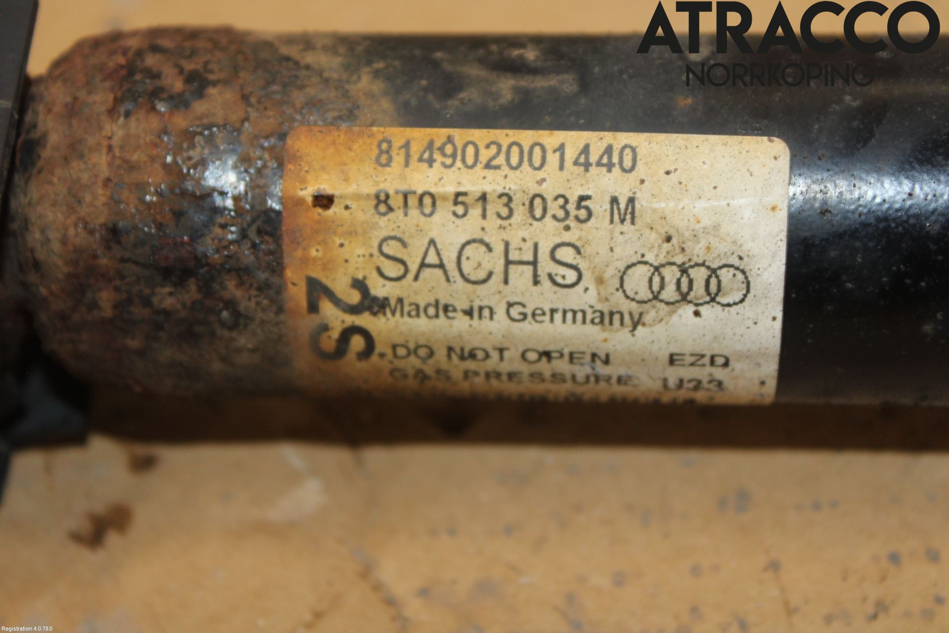 Audi A4 12-15 Støtdemper Bak