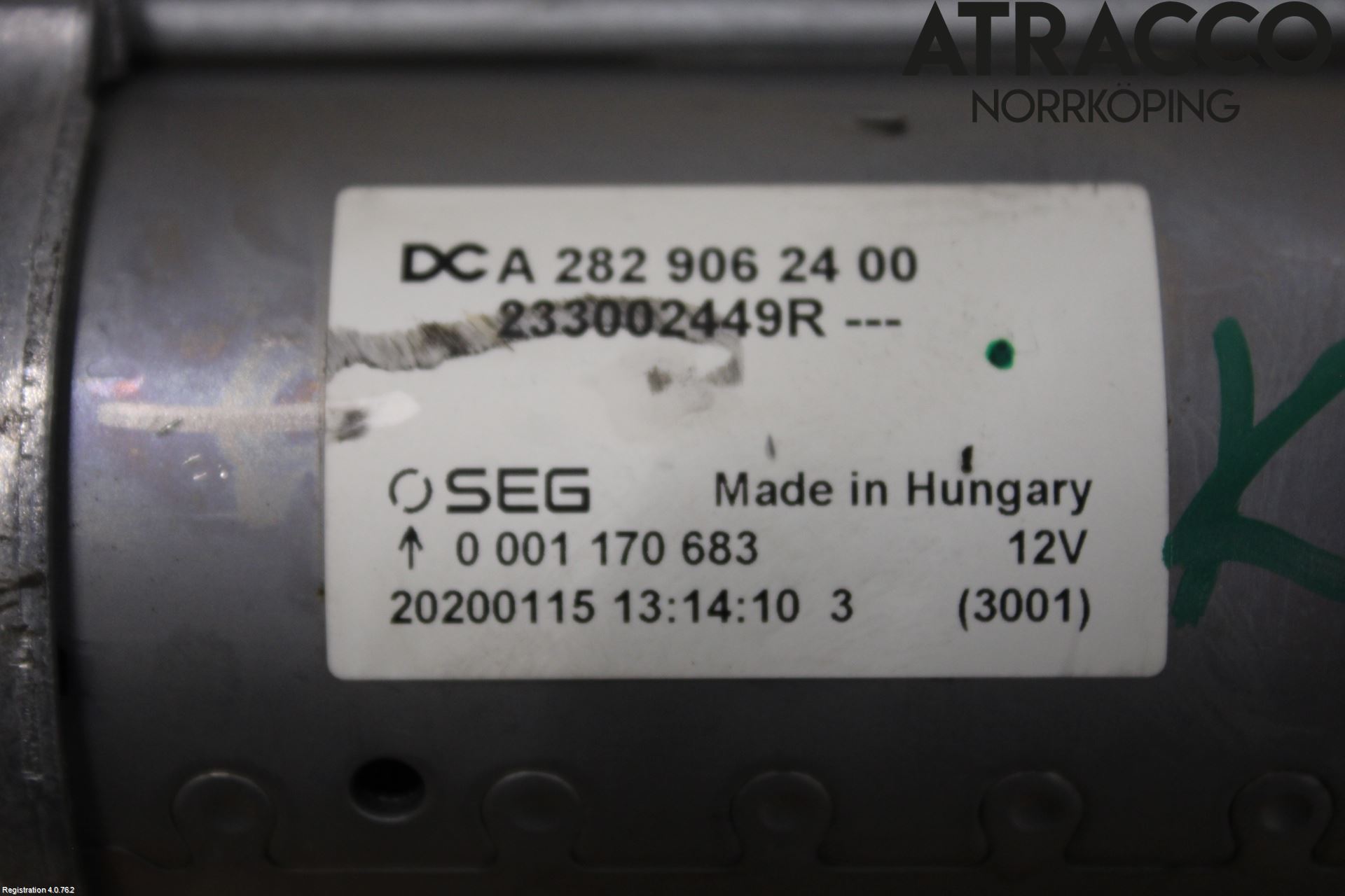 Mercedes-Benz MB CLA-KLASS (C118/X118) 19- Startmotor