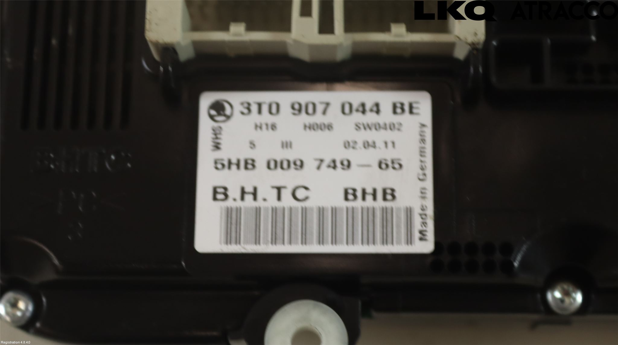 Skoda OCTAVIA (1Z) 05-13 Varme Ac Betjening-Display