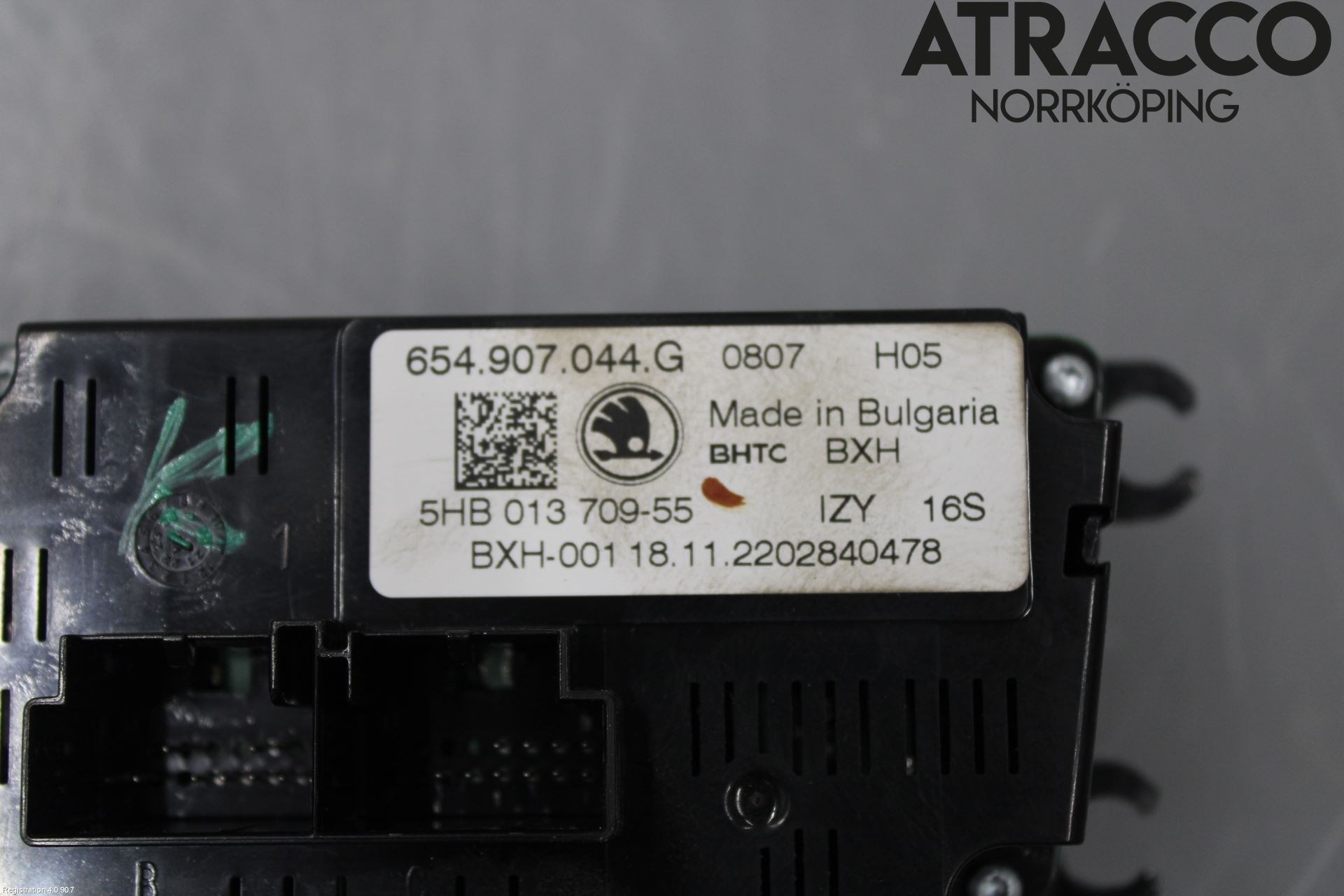 Skoda SCALA 19- Varmeapparat Panel(Regulering)