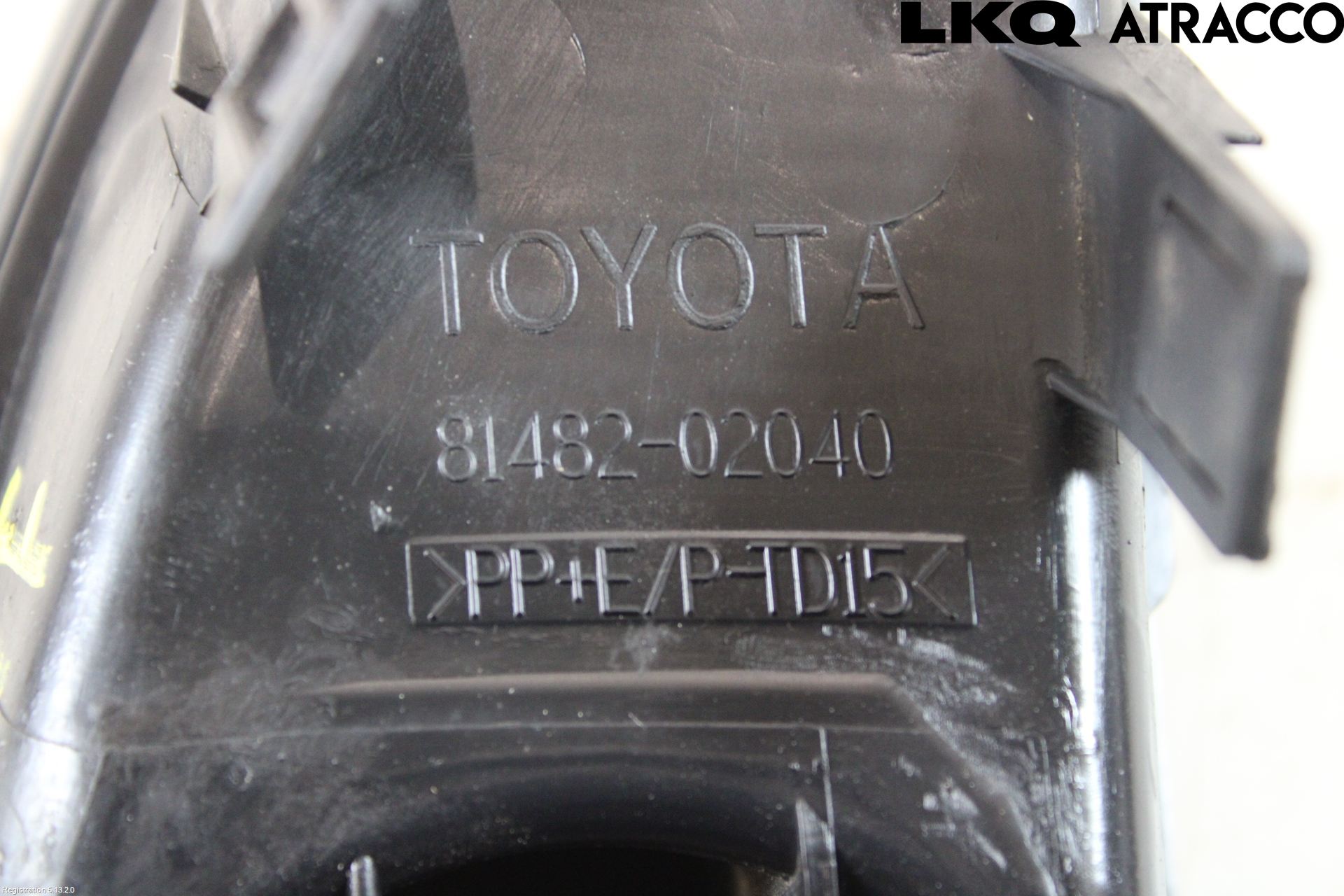 Toyota AURIS 07-09 Frontlykt Kurve-Tåkelys Ramme