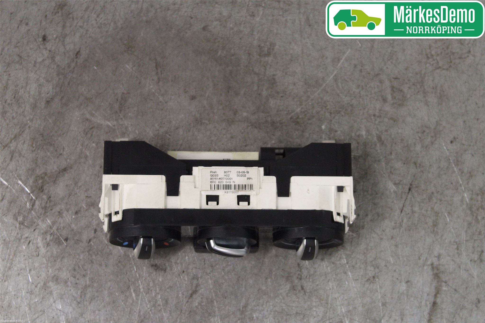 Volkswagen VW POLO 10-17 Varmeapparat Panel(Regulering)