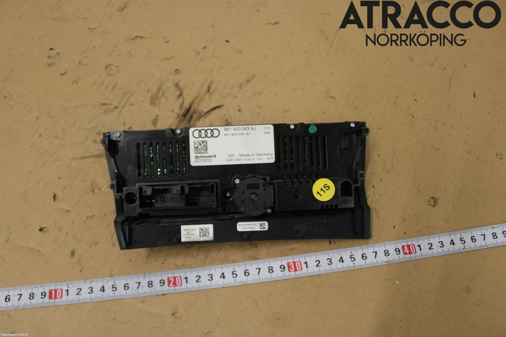 Audi A4 ALLROAD 09-16 Varmeapparat Panel(Regulering)