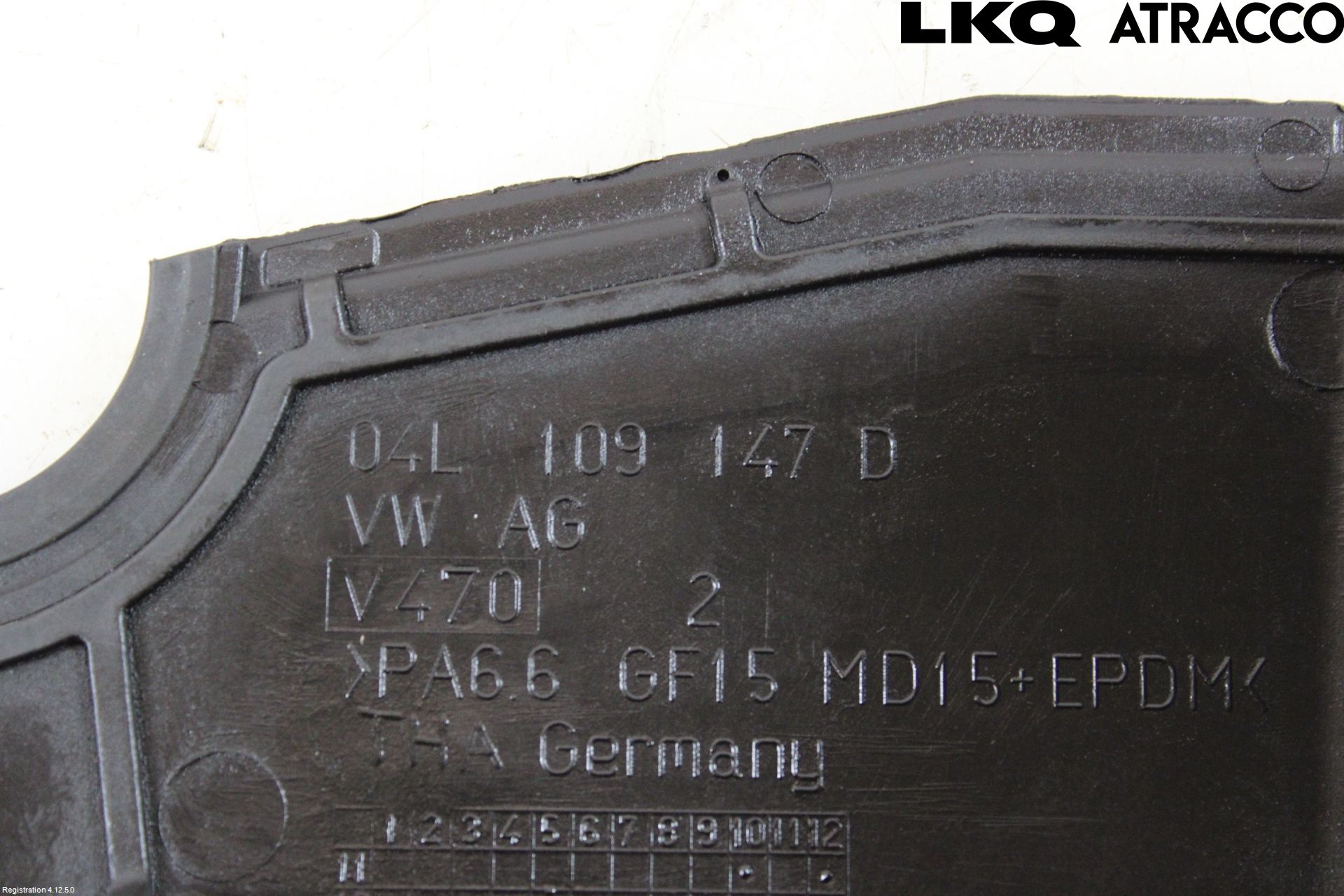Audi A4/S4 B9 16-19 Registerreim Deksel