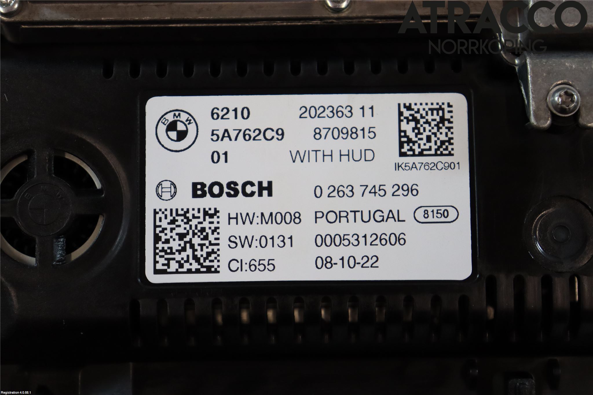 BMW 5 G30/G31/F90 17-23 Instr Kombinert