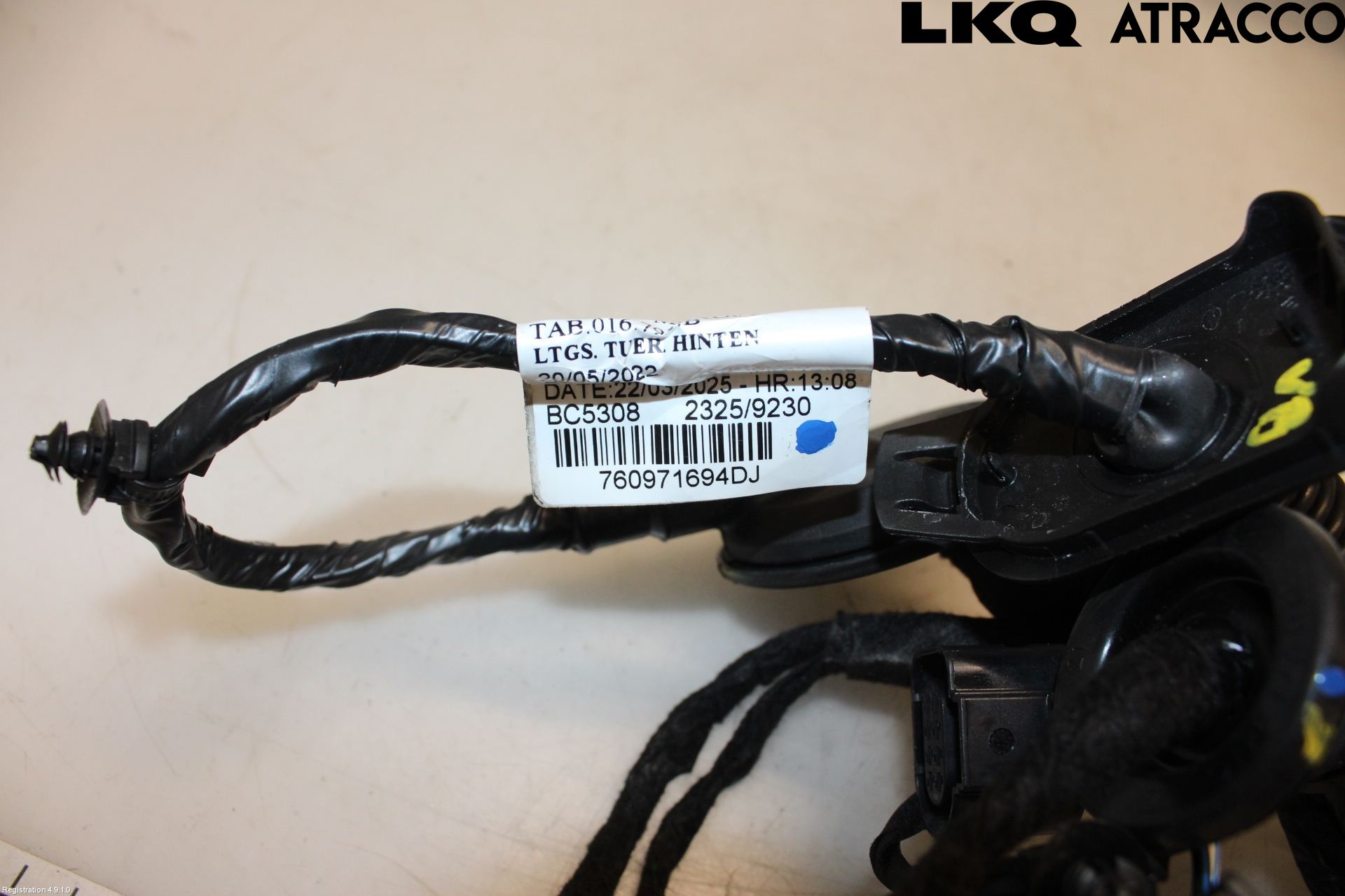 Volkswagen VW TOUAREG CR 18- Ledningsnett