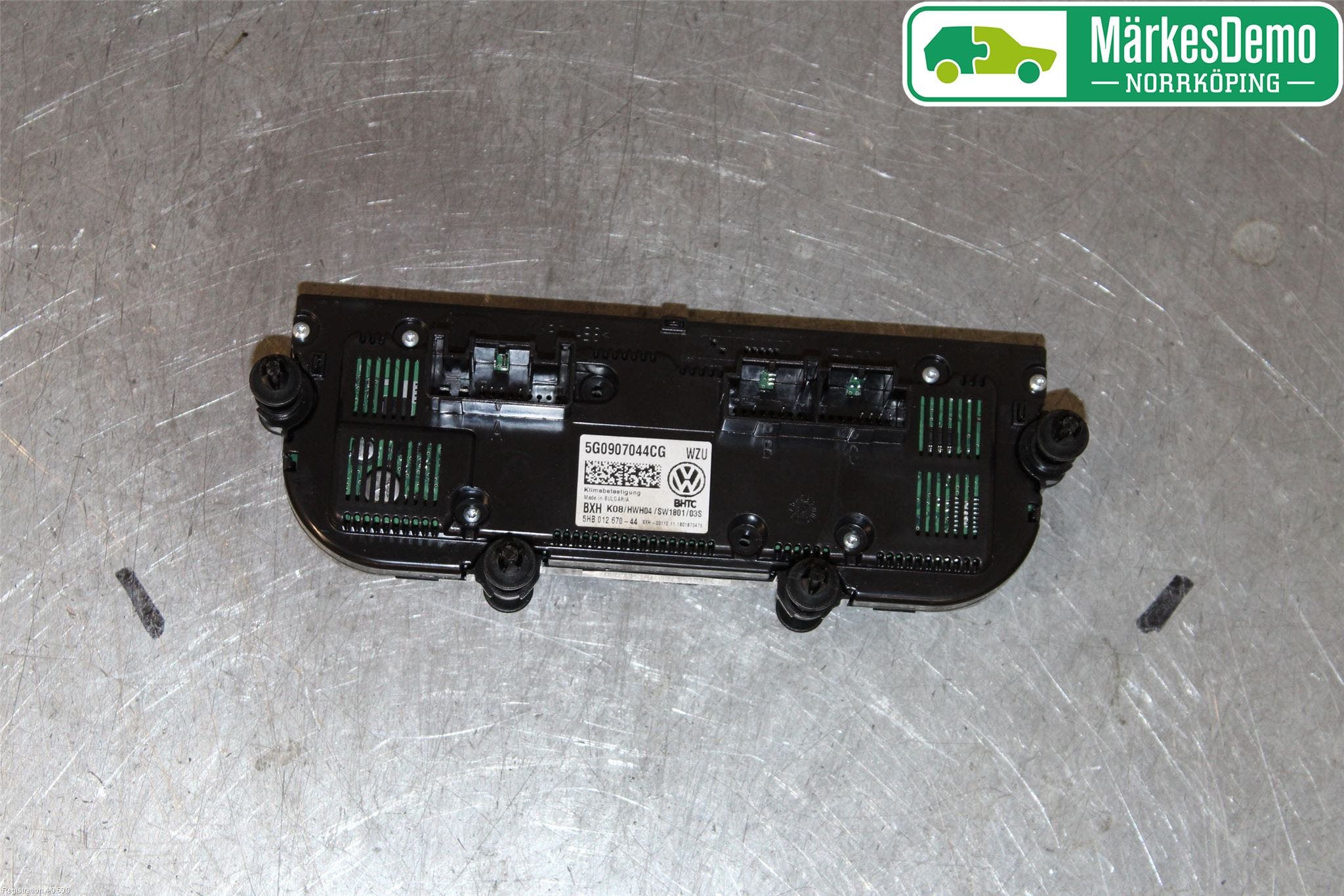 Volkswagen VW GOLF / E-GOLF VII 13-20 Varmeapparat Panel(Regulering)