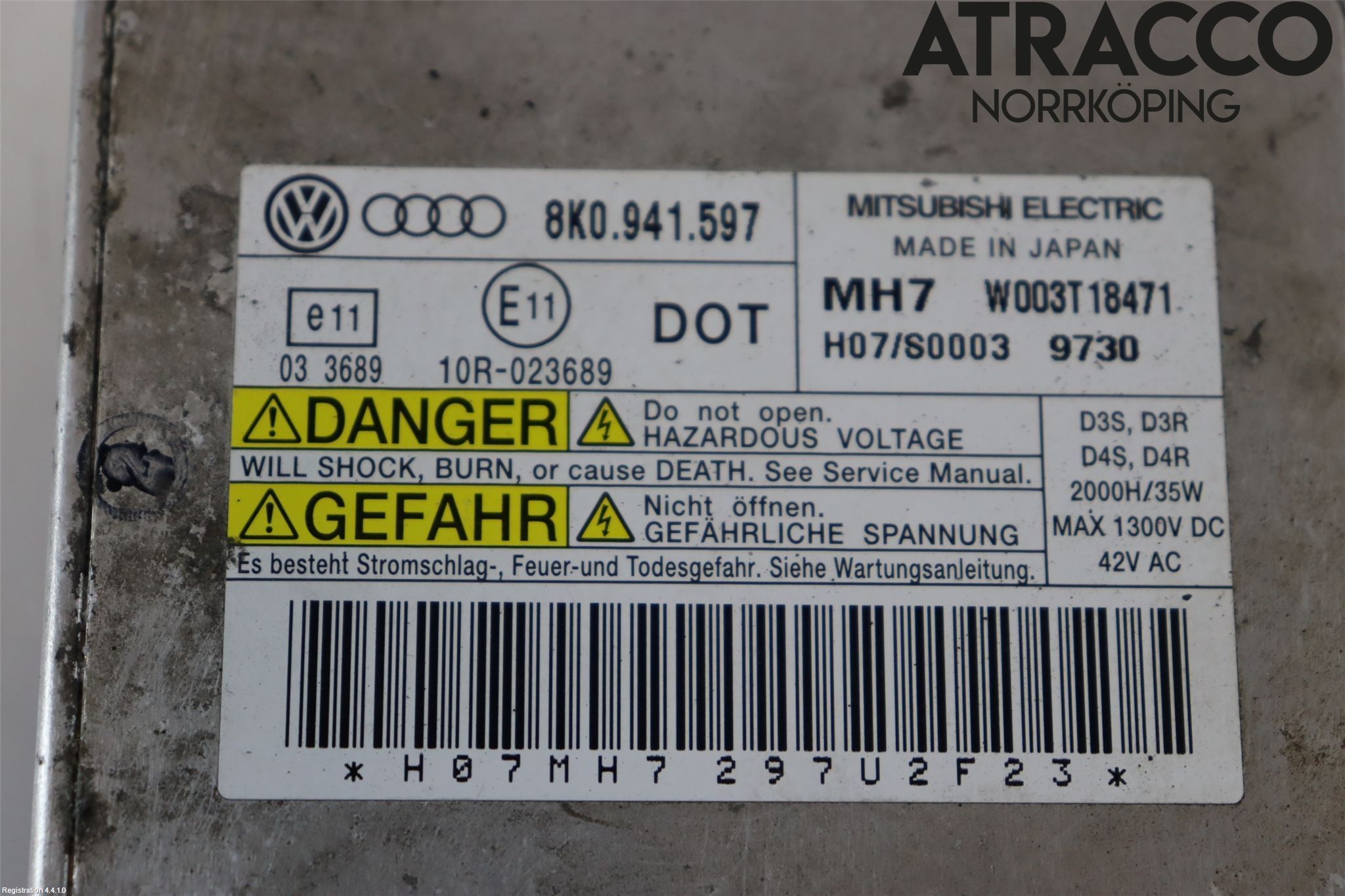 Audi A4/S4 08-11 Styreenhet Xenon