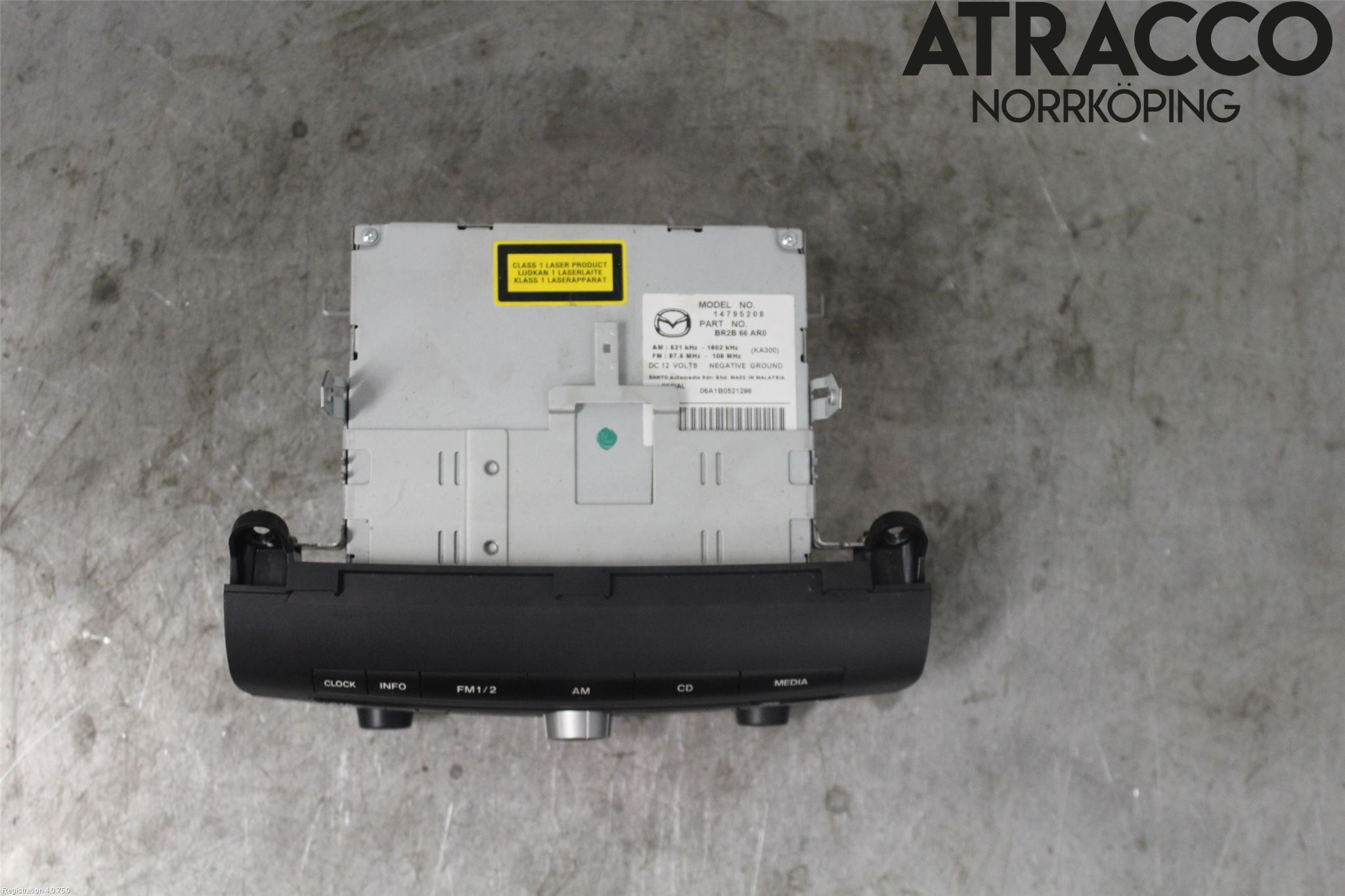 Mazda 3 I 07-08 Stereo Radio Med Cd