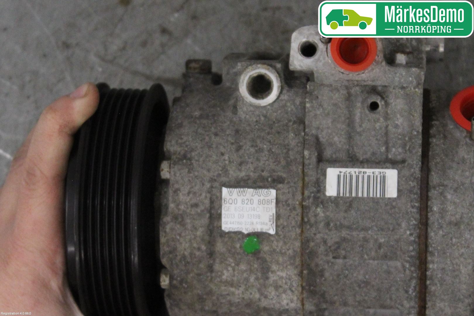 Volkswagen VW POLO 10-17 Varme Ac Kompressor
