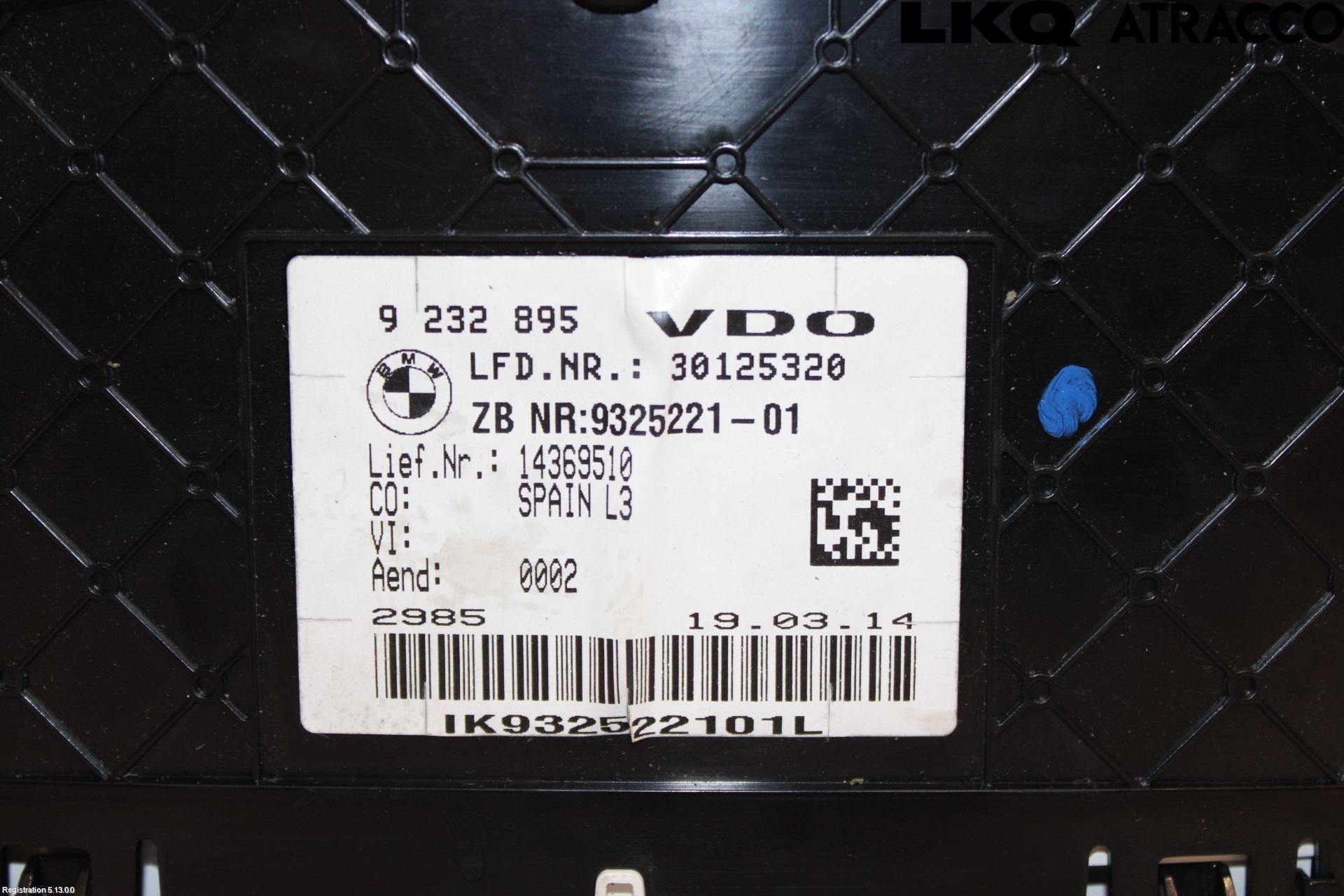 BMW 4 F32/F33/F82/F83 13-20 Instr Kombinert