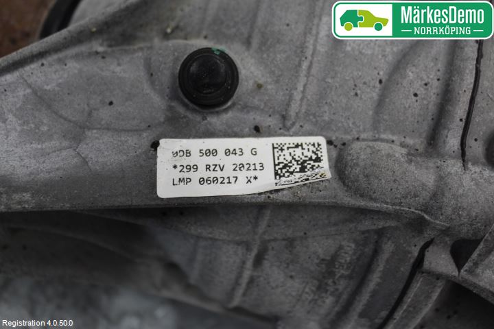 Audi A5 17- Bakaksel Kardang Bak -Diff