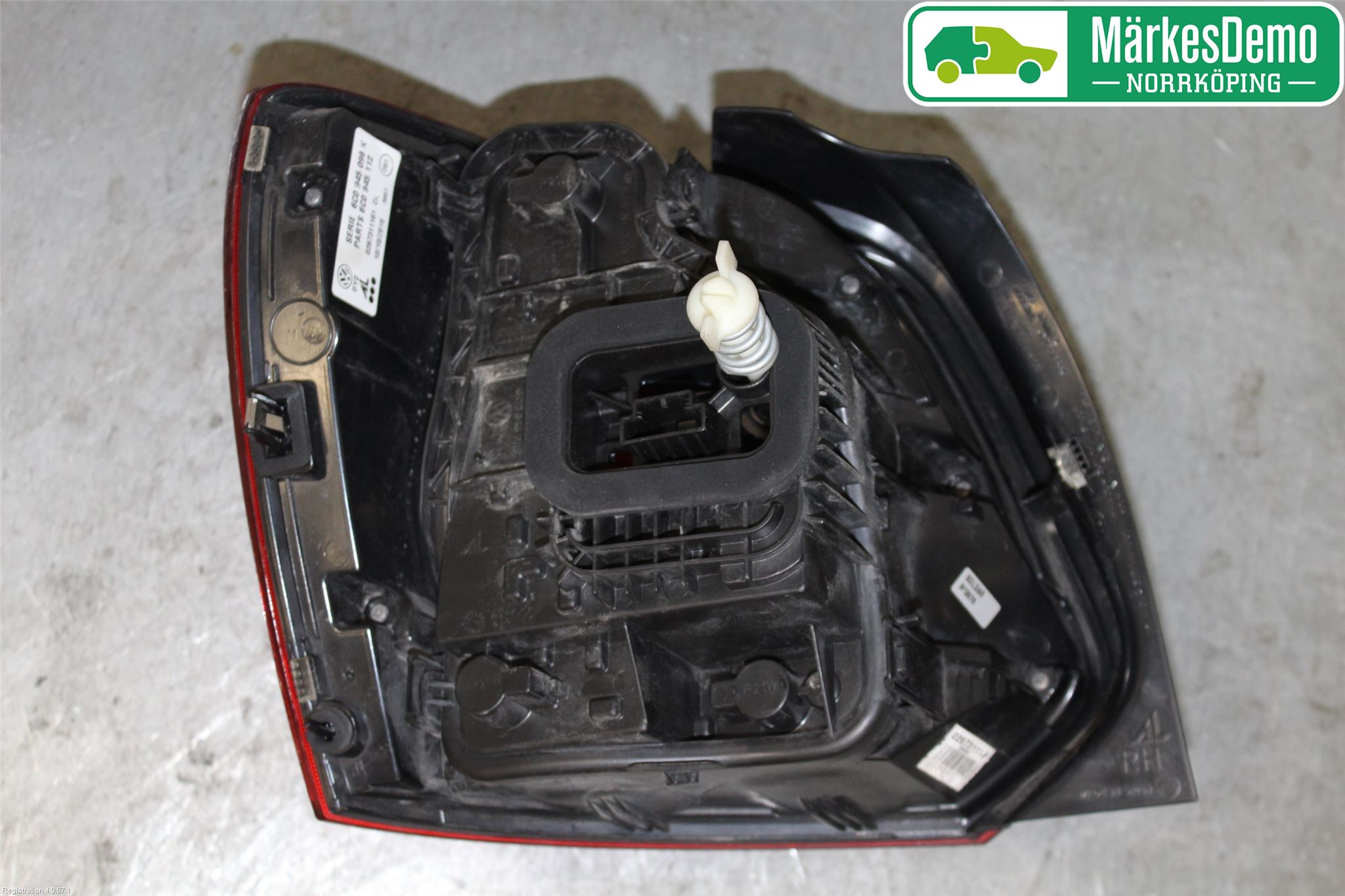 Volkswagen VW POLO 10-17 Baklykt Høyre