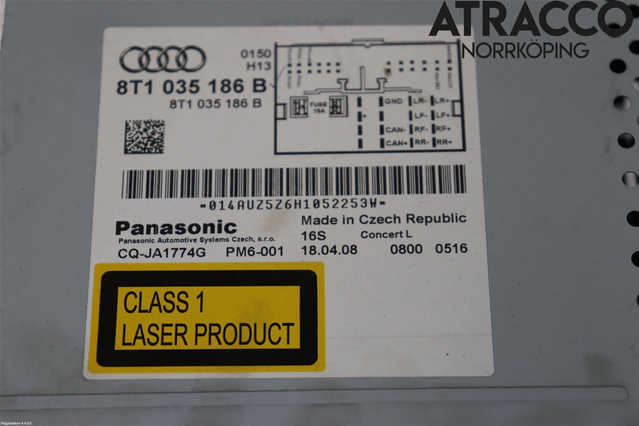 Audi A4/S4 08-11 Stereo Radio Med Cd