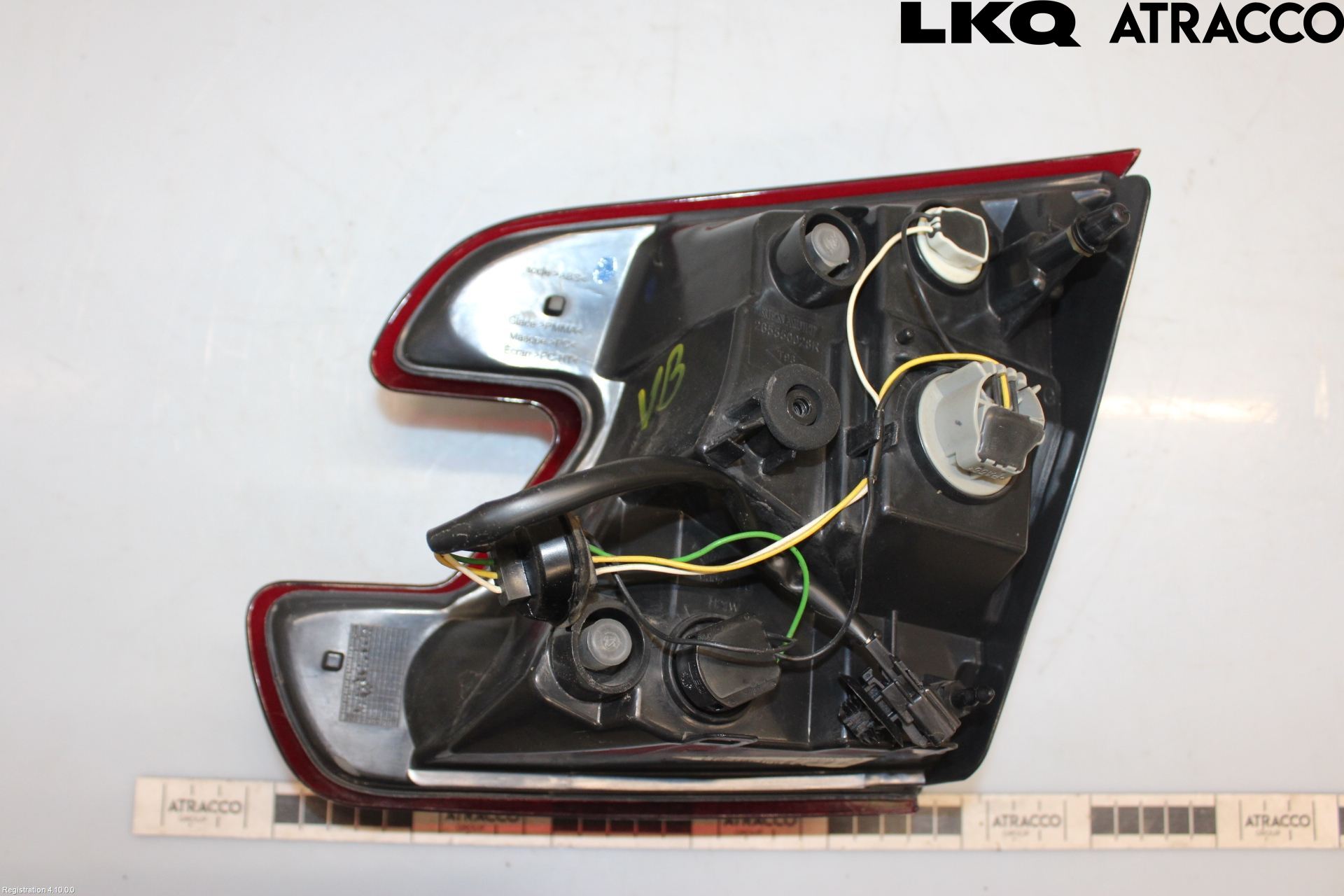 Renault MEGANE III 09-15 Baklykt Venstre  På Luke(Indre