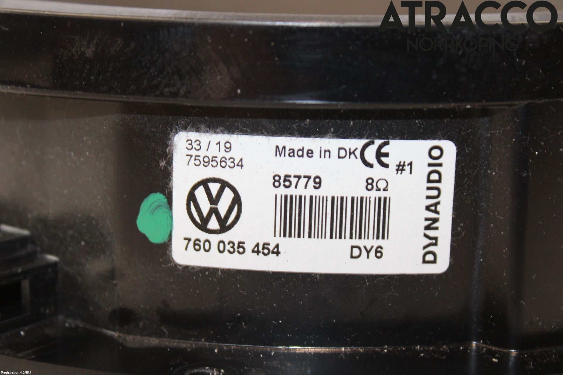 Volkswagen VW TOUAREG CR 18- Innr Høyttaler