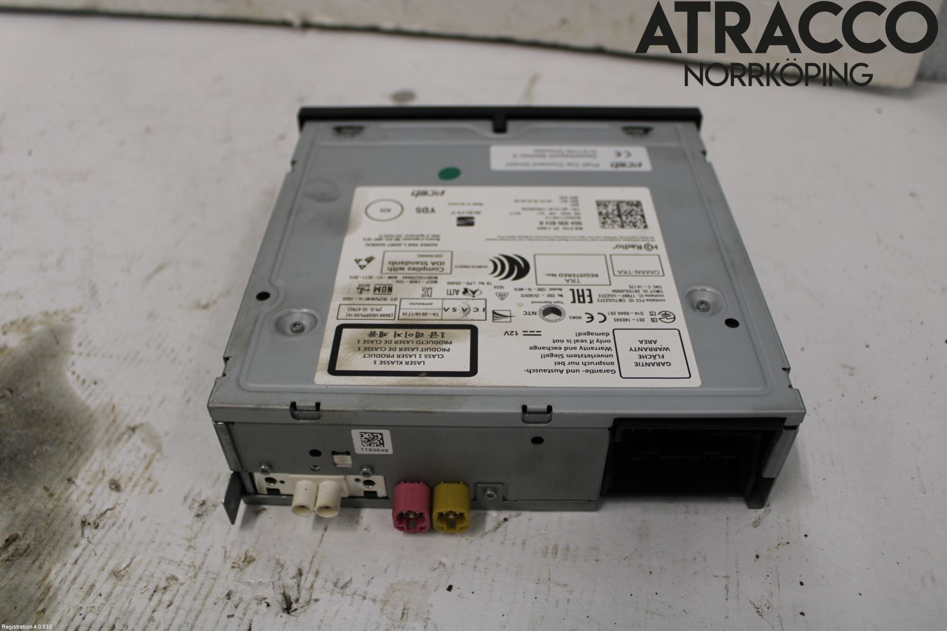 Seat ATECA 16->> Stereo Radio Med Cd