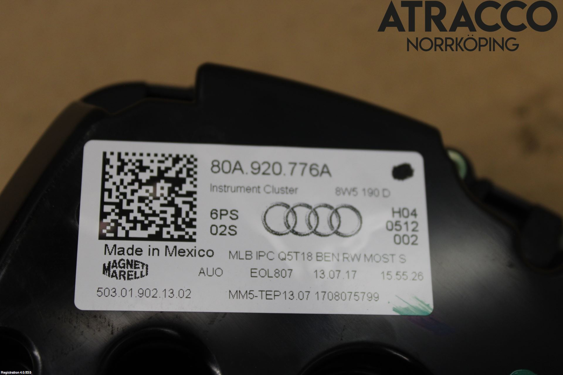 Audi Q5/SQ5 17- Instr Kombinert