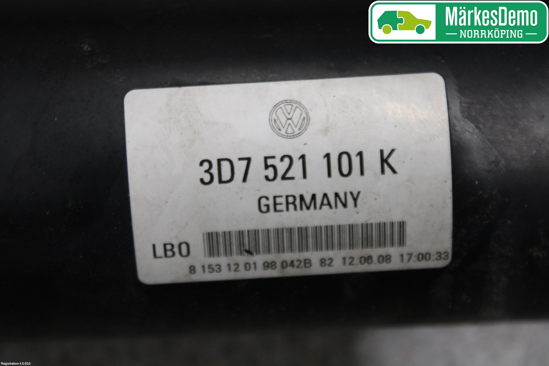 Volkswagen VW PHAETON Mellomaksel Kompl