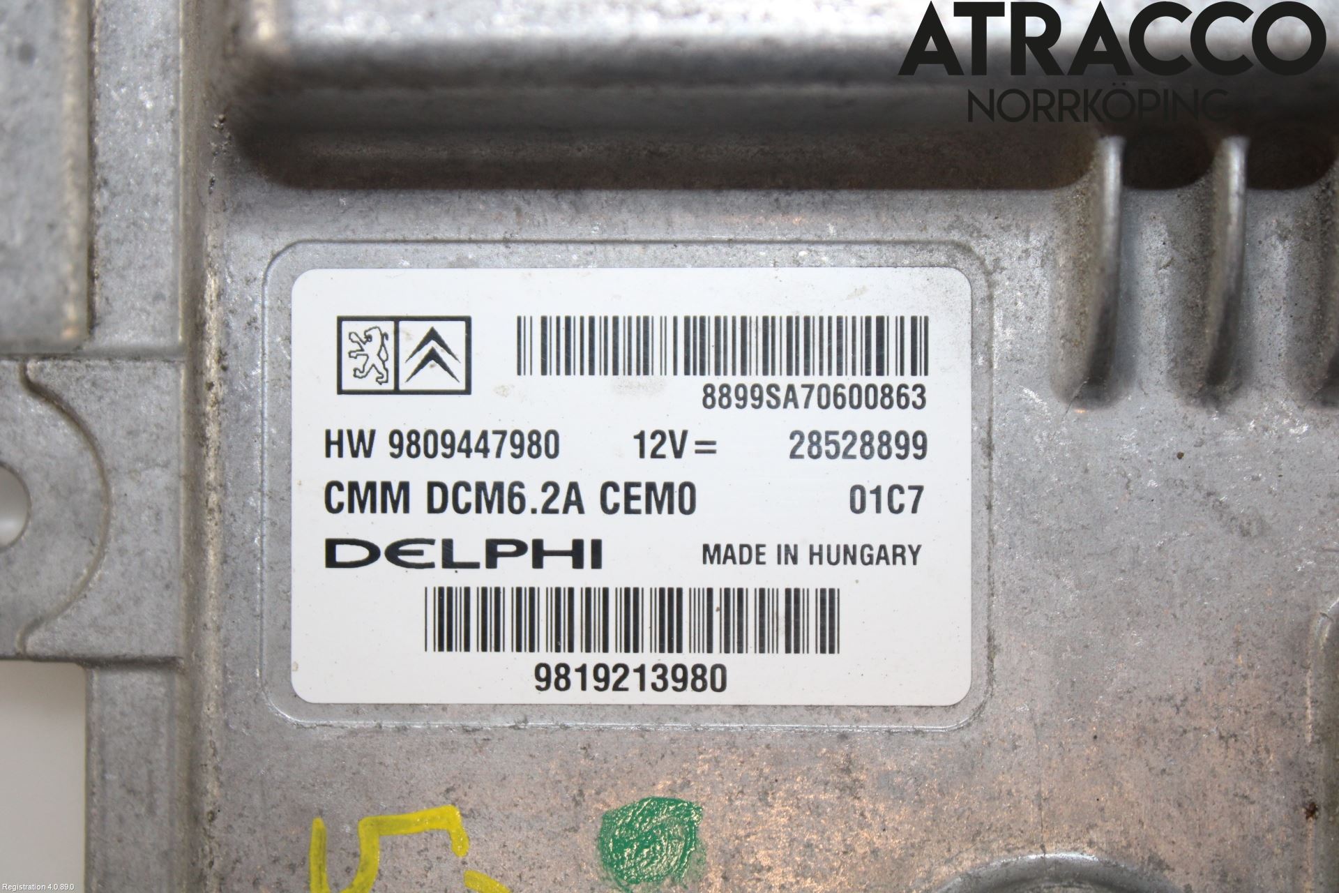 Peugeot EXPERT/E-EXPERT 17- Styreenhet Dieselpumpe
