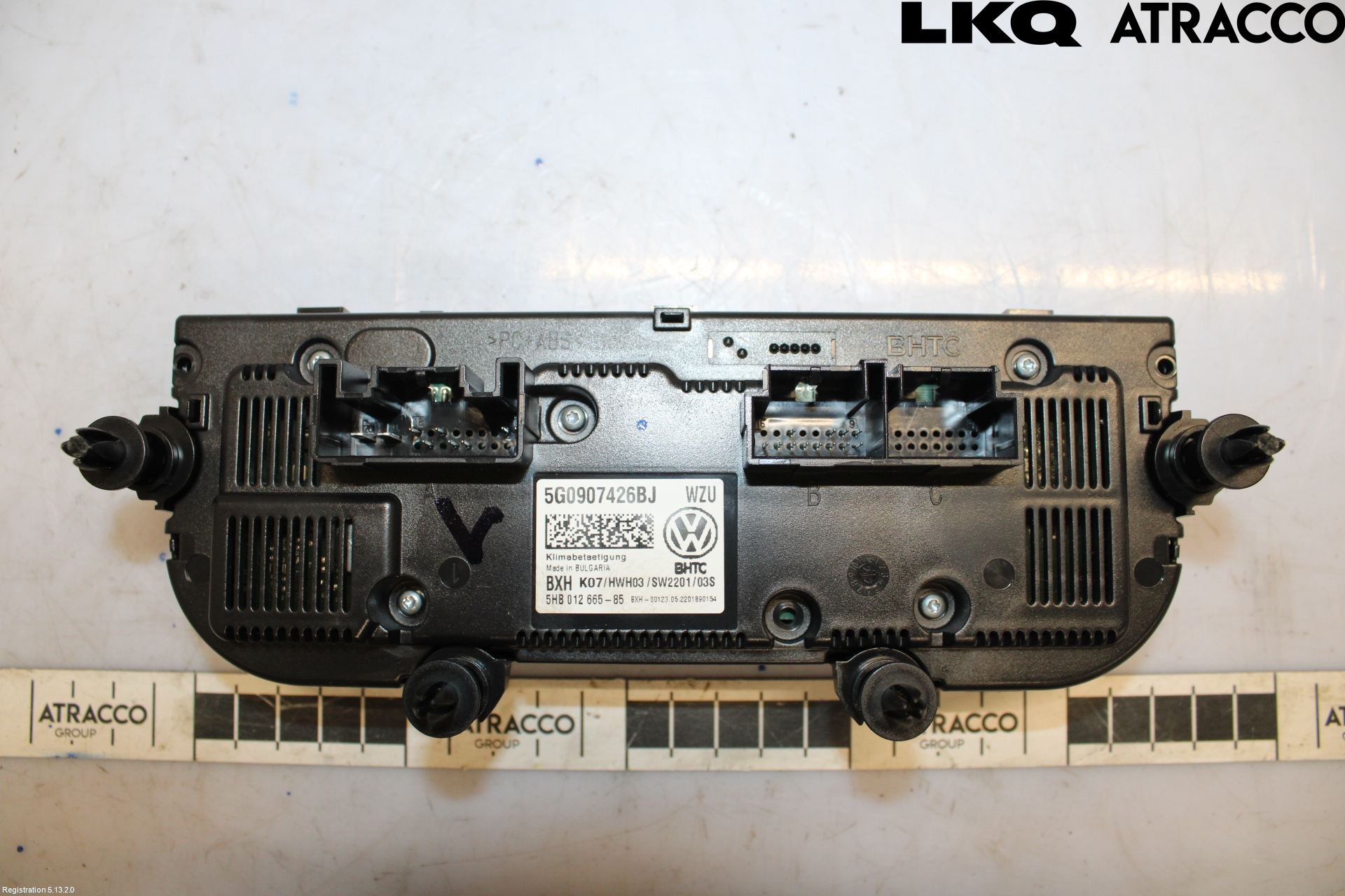 Volkswagen VW T-ROC 18- Varmeapparat Panel(Regulering)