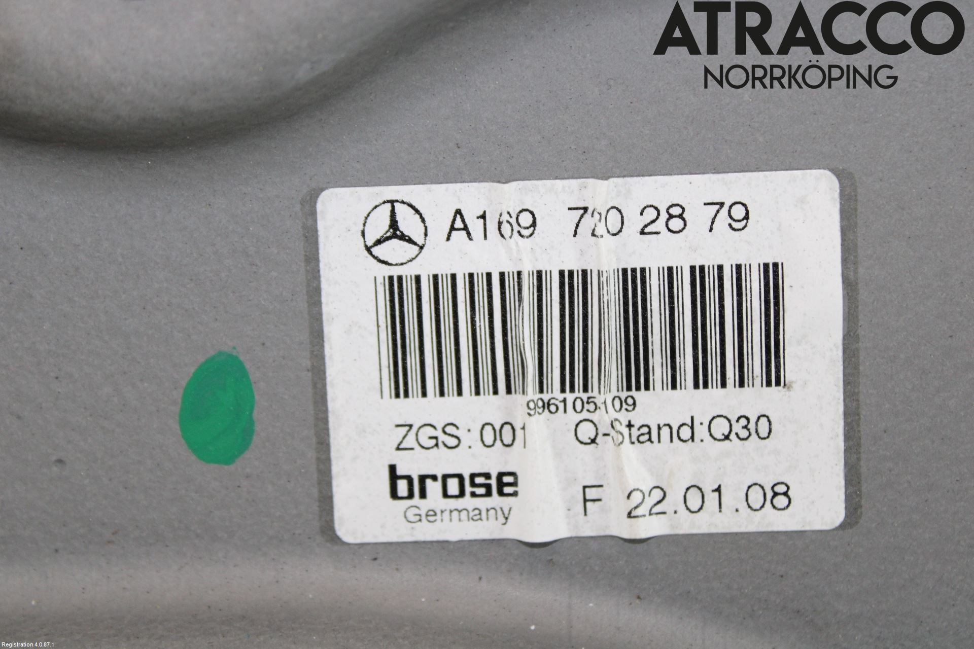 Mercedes-Benz MB B-KLASS (W245) 05-12 Vindusheis El Komp
